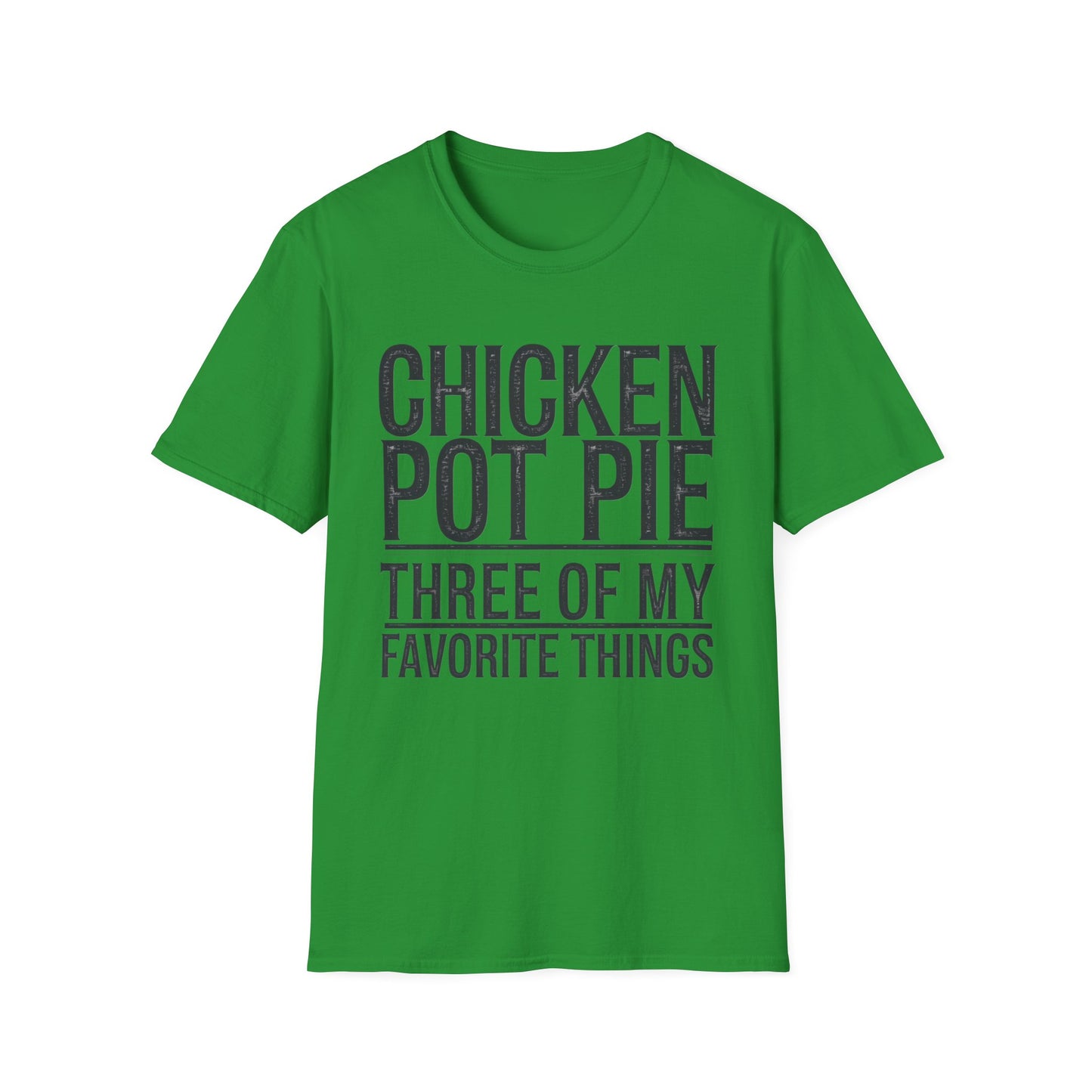Funny Chicken Pot Pie Unisex Softstyle T-Shirt | Perfect for Food Lovers