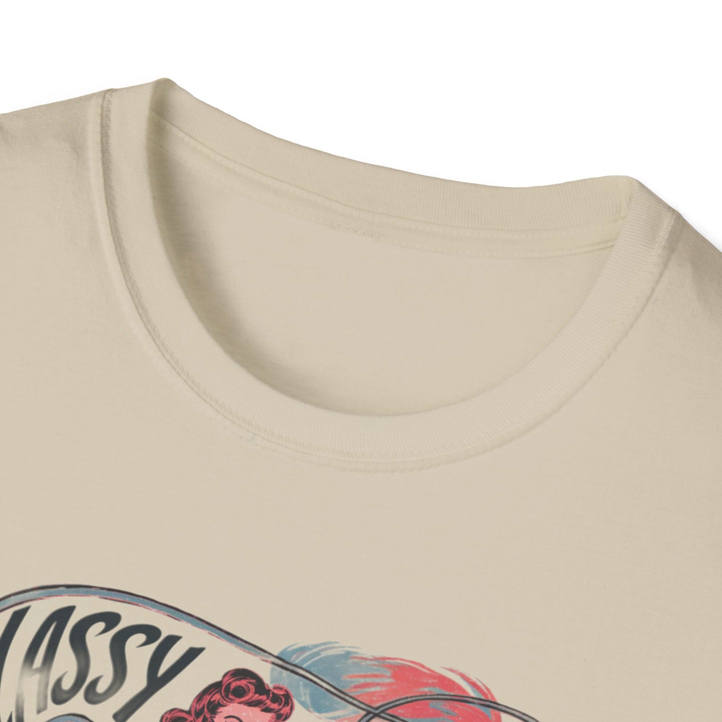 Classy & Badass Unisex T-Shirt, Vintage Chic Tee, Gift for Her, Empowerment Shirt, Casual Wear, Birthday Gift, Feminist Apparel