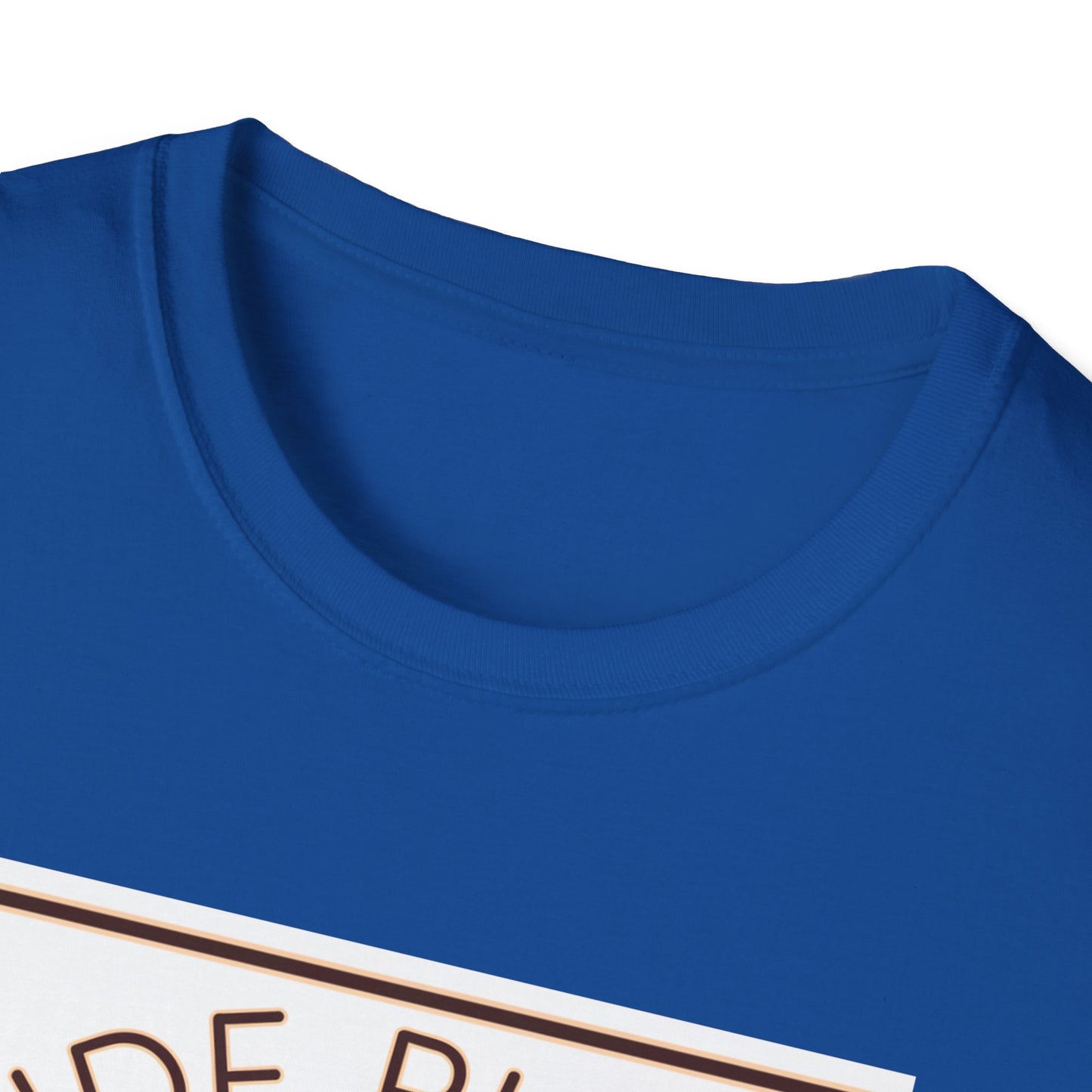 Funny Dessert Lover Unisex Softstyle T-Shirt - "Side Piece" Slice Design