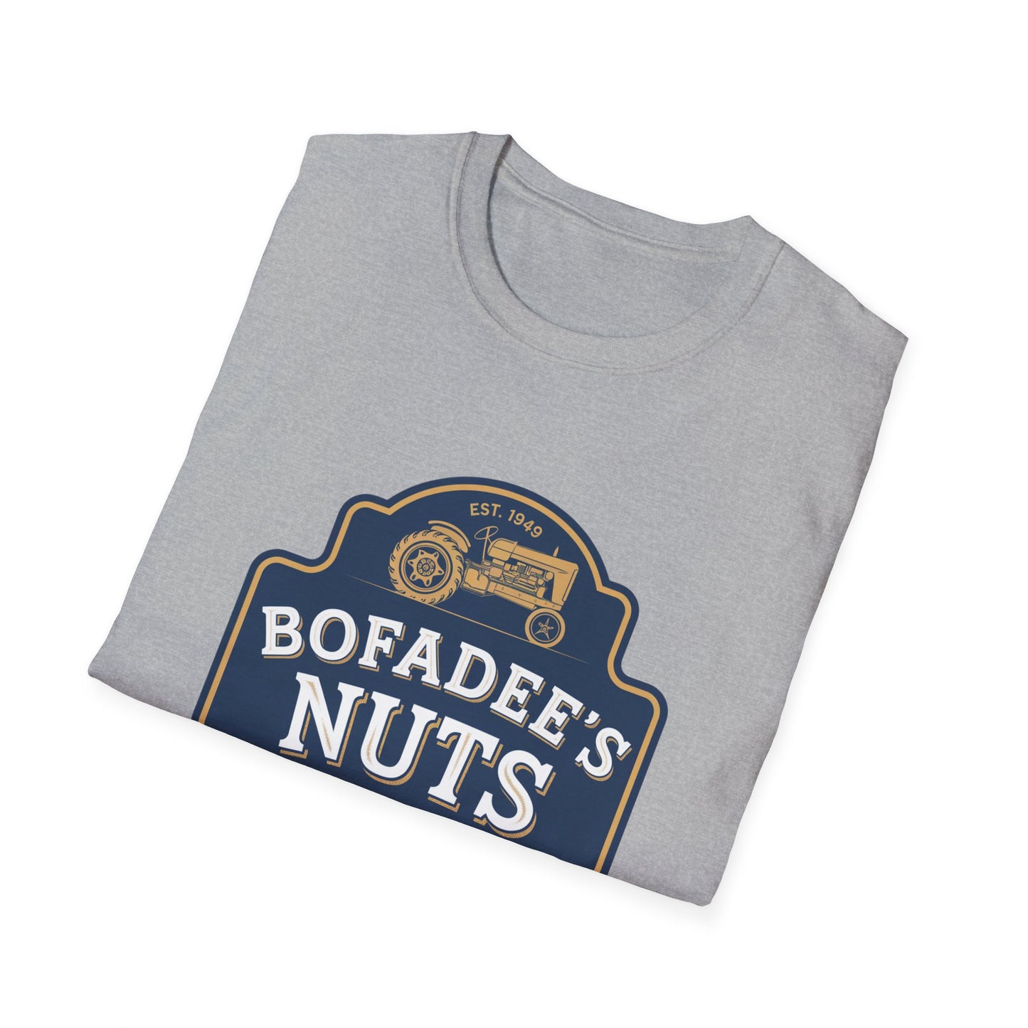 Vintage Bofadee's Nuts Unisex Softstyle T-Shirt - Fun and Casual Tees for All Occasions