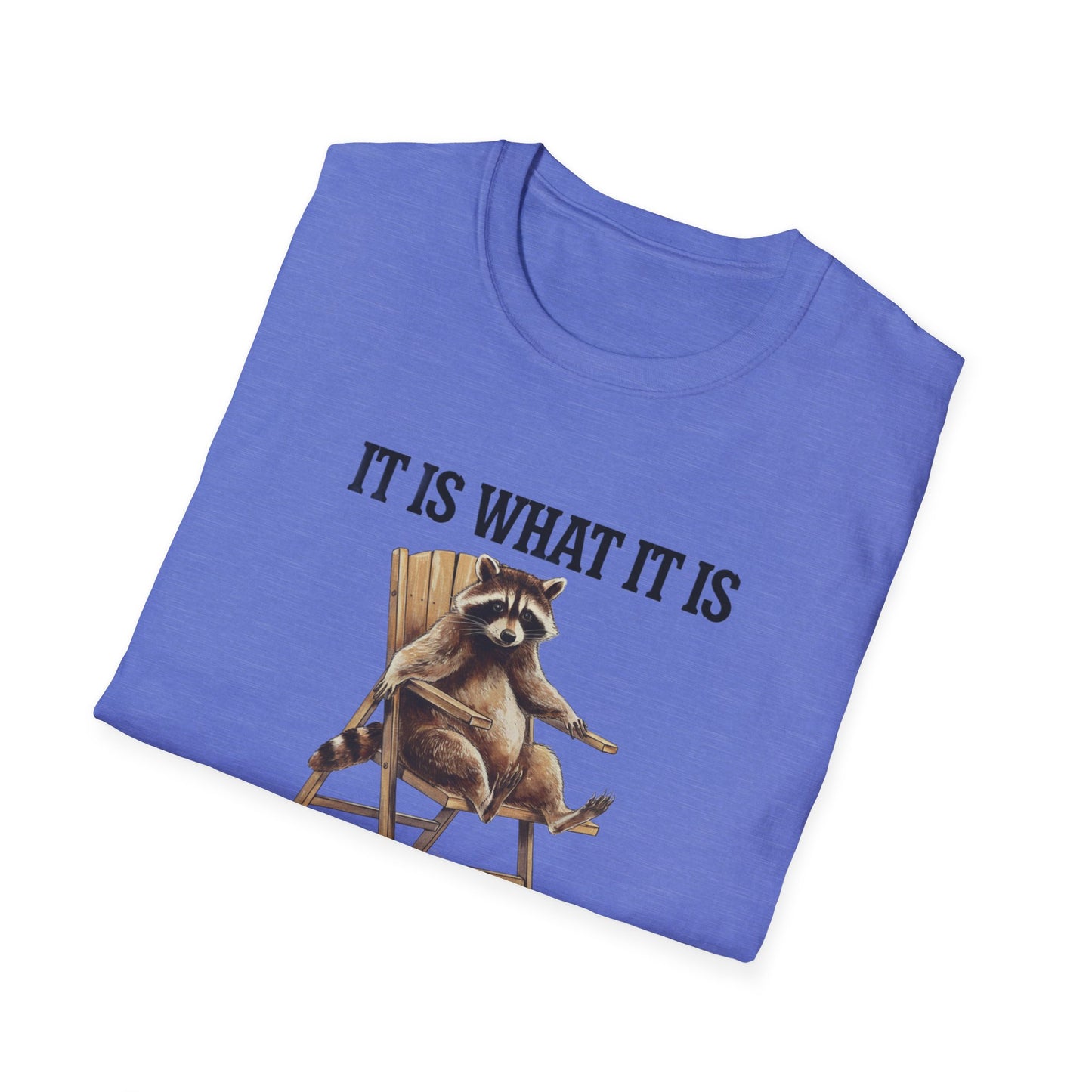 Funny Raccoon T-Shirt, Humorous Unisex Tee, Casual Wear, Gift for Friends, Relaxed Style, Everyday Humor, Animal Lover Shirt