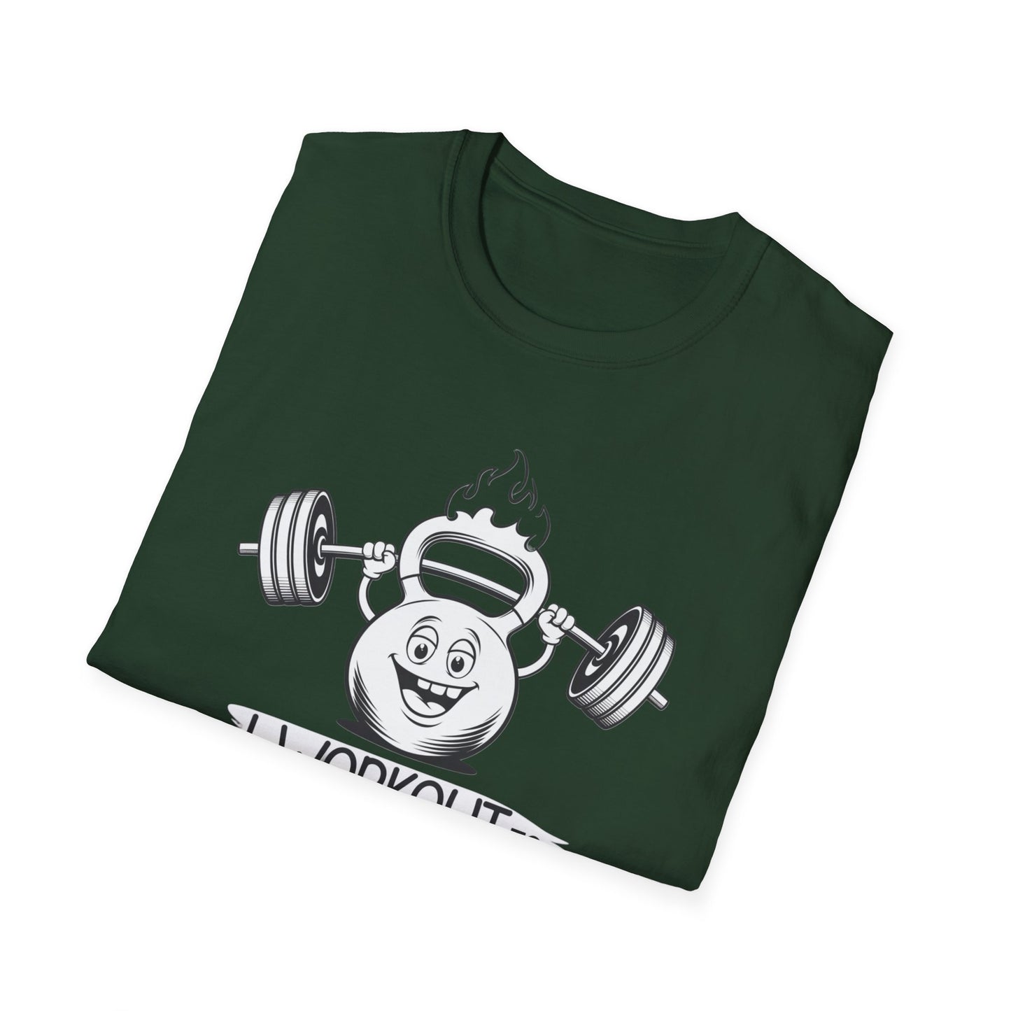 Funny Workout T-Shirt - I Workout to Burn Off the Crazy