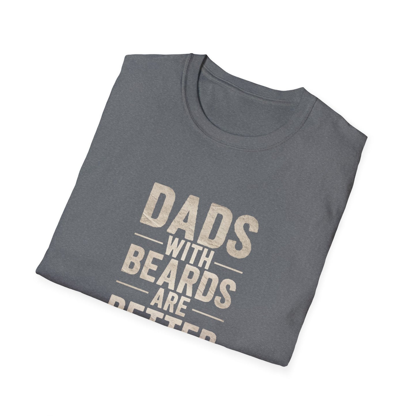 Dads with Beards Unisex Softstyle T-Shirt - Perfect Gift for Father's Day