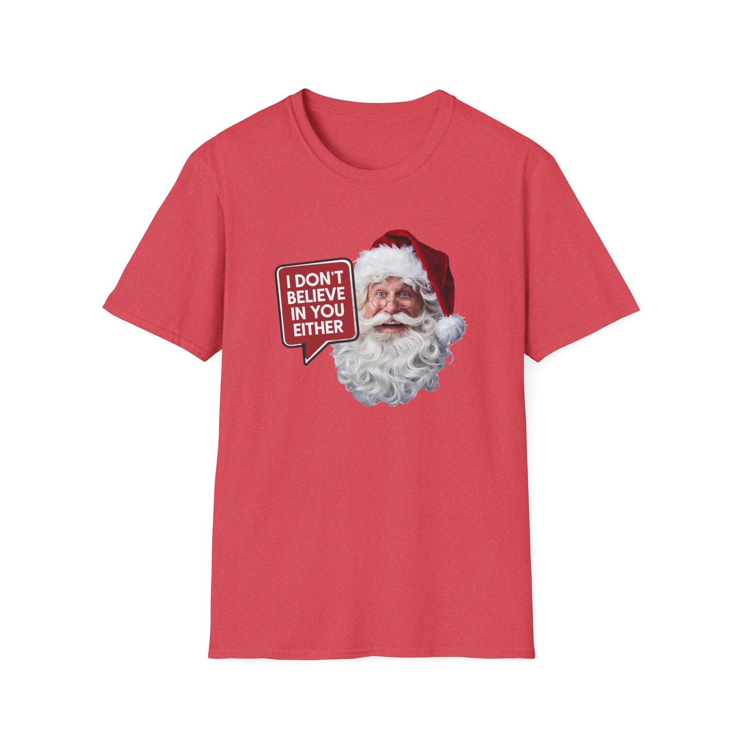 Funny Santa Holiday T-Shirt, Christmas Gift for Adults, Unisex Tee, Humor Shirt, Festive Wear, Winter Apparel