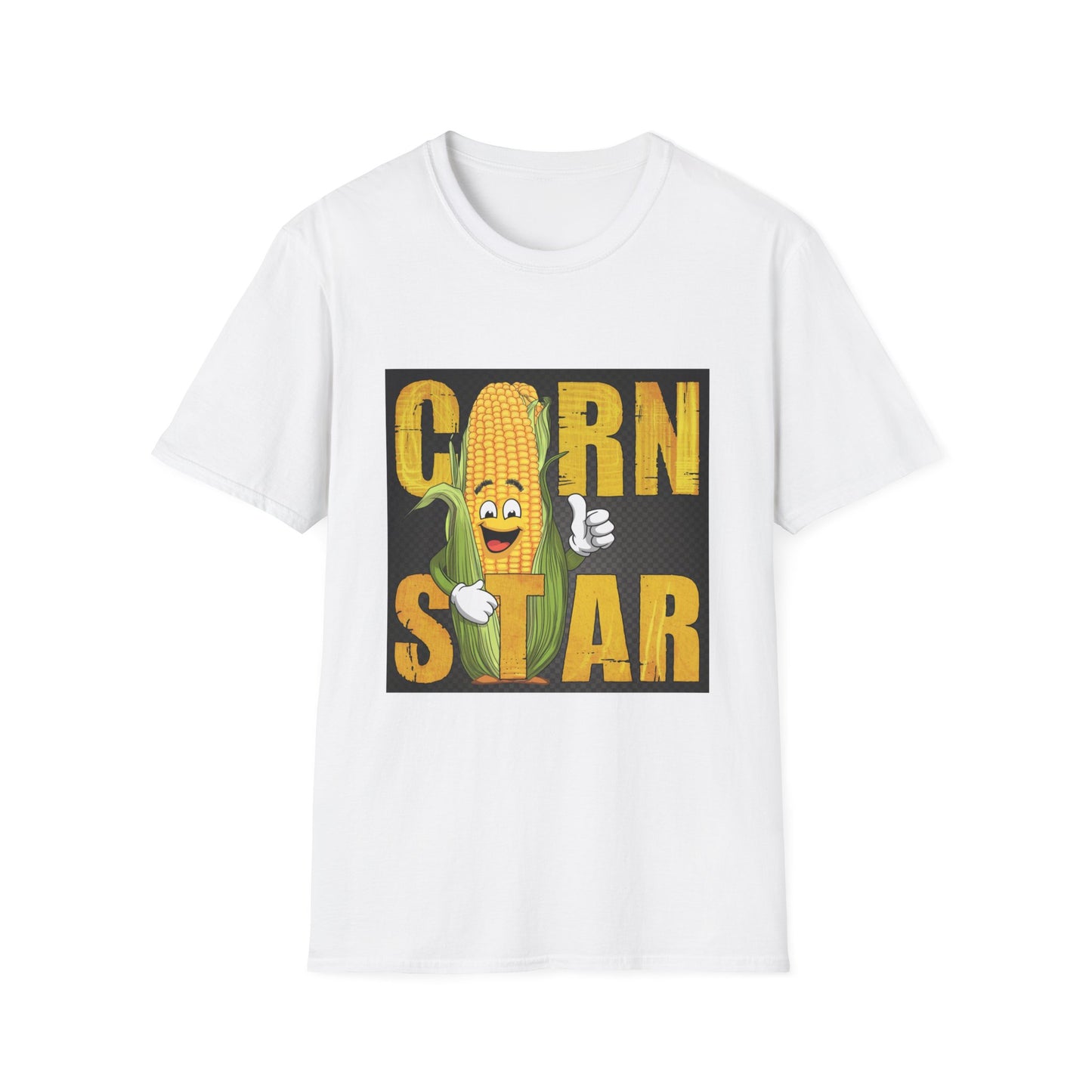 Corn Star Unisex Softstyle T-Shirt - Fun and Quirky Tee for Corn Lovers