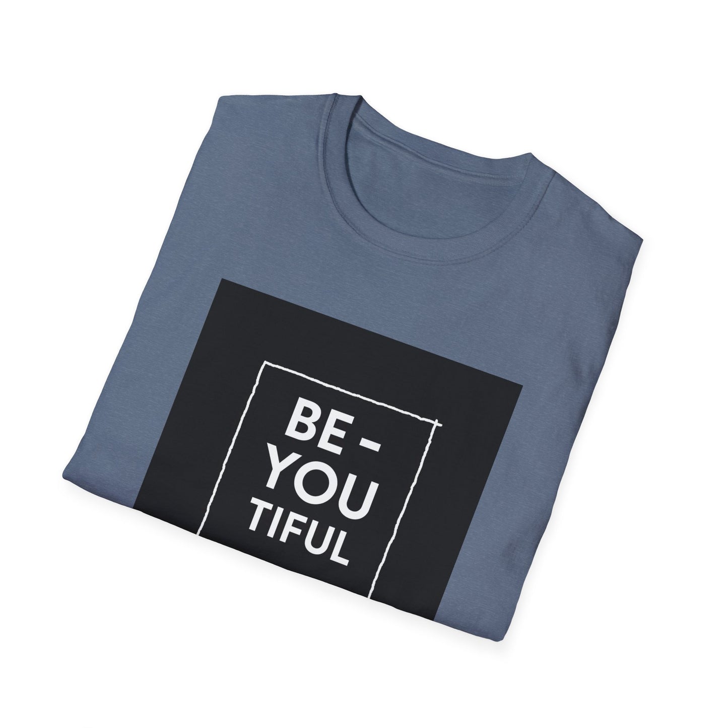 Be-You-Tiful Unisex Softstyle T-Shirt - Inspiring Message Shirt, Casual Wear, Gift for Friends, Motivational Apparel, Everyday Comfort