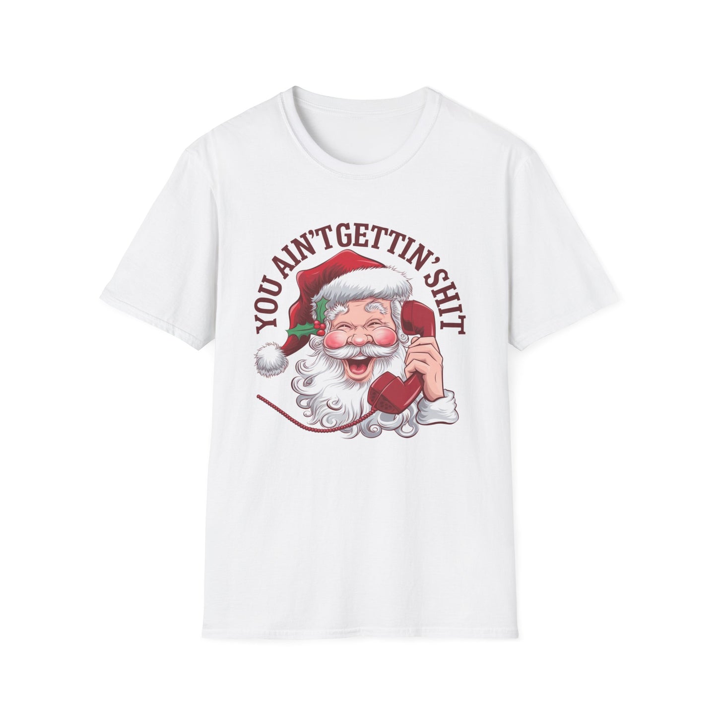 Funny Christmas T-Shirt, Holiday Gift, Santa Humor Tee, Unisex Graphic Shirt, Xmas Party Outfit, Unique Gift Idea
