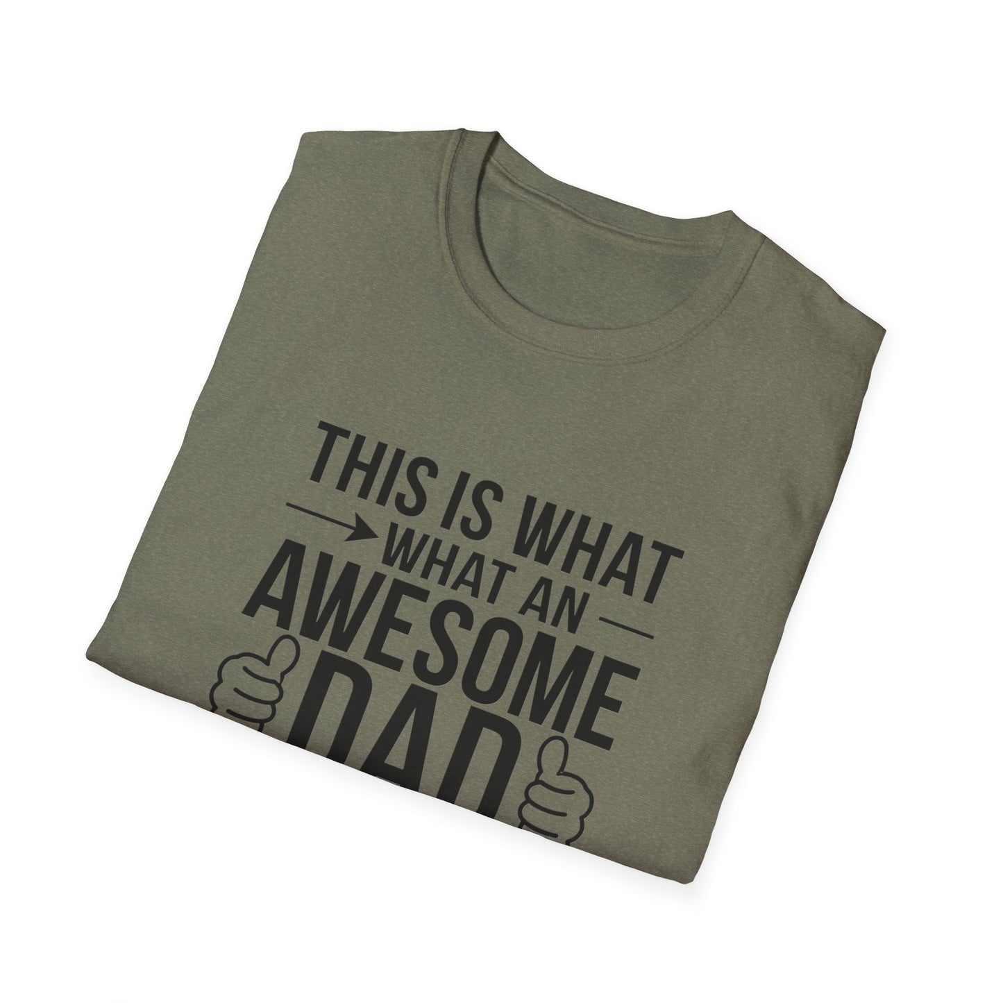 Awesome Dad Unisex Softstyle T-Shirt - Perfect Father's Day Gift