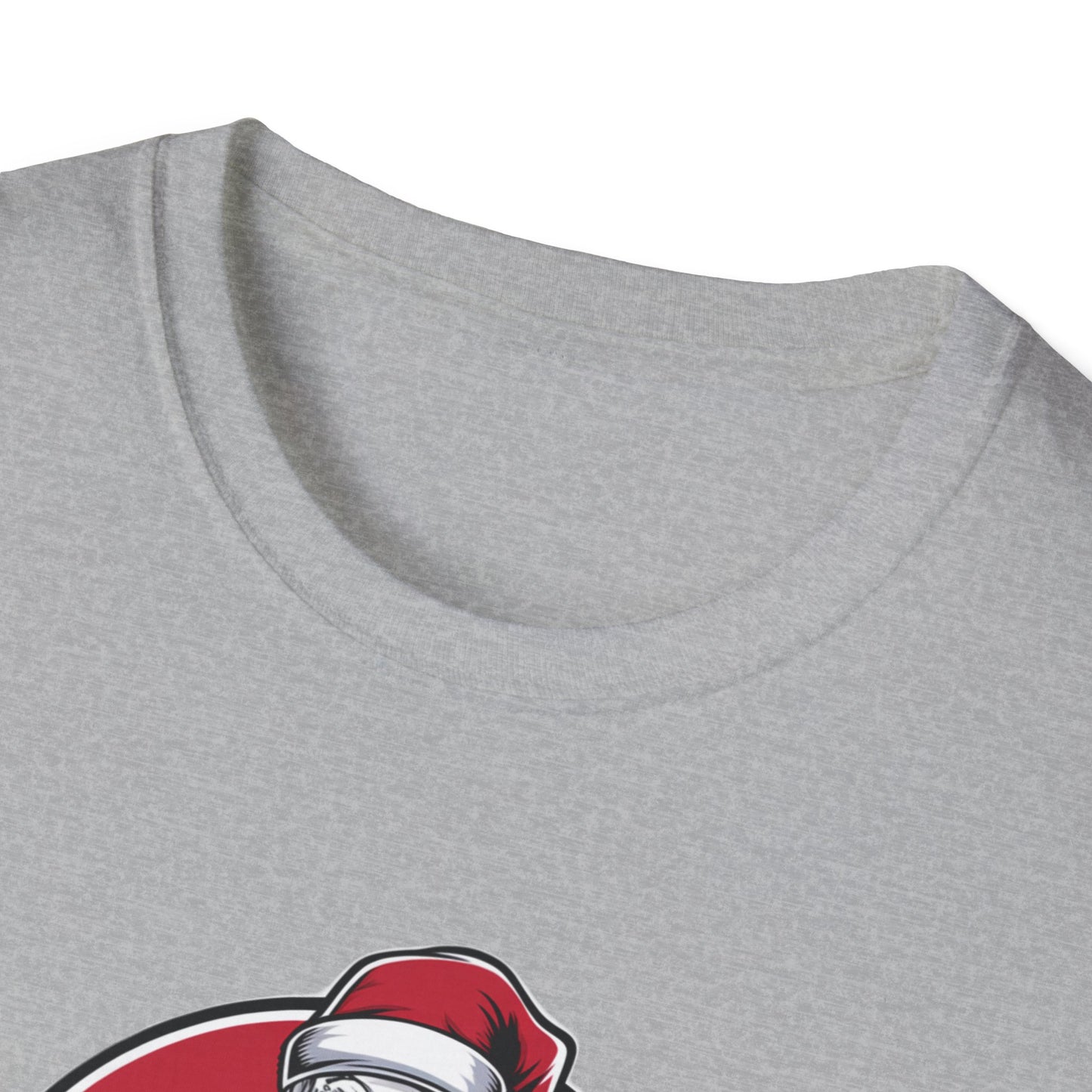 Christmas Muscle Santa Unisex T-Shirt, Holiday Gift, Funny Tee, Santa Outfit, Christmas Apparel