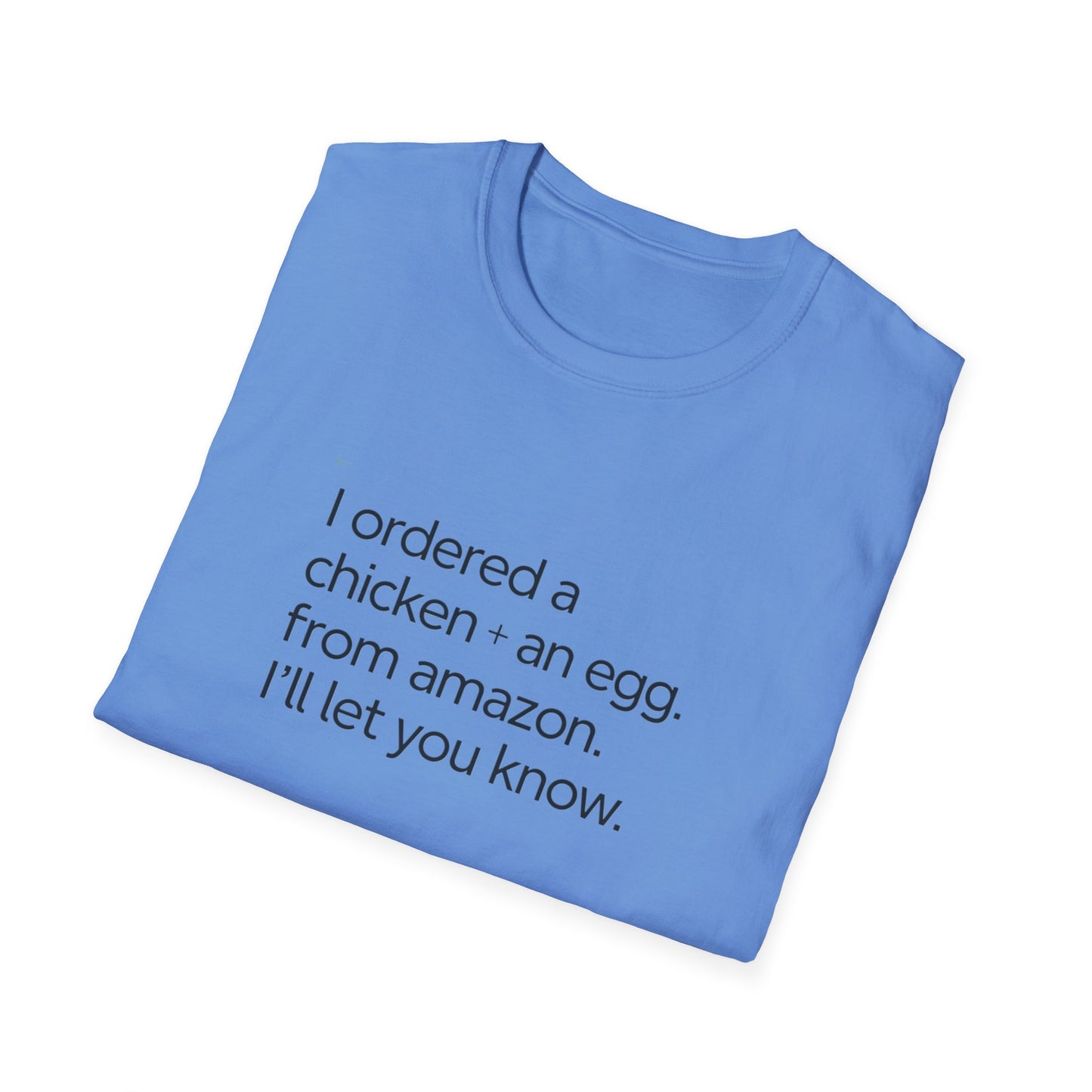 Funny Chicken & Egg Unisex Softstyle T-Shirt - Perfect Gift for Food Lovers