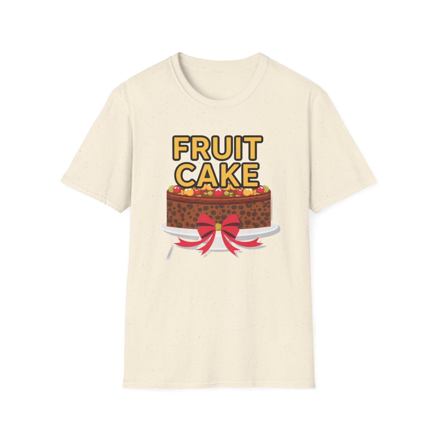 Fruit Cake Fun Unisex Softstyle T-Shirt, Funny Cake Tee, Baking Gift, Holiday Humor Shirt, Birthday or Christmas Apparel