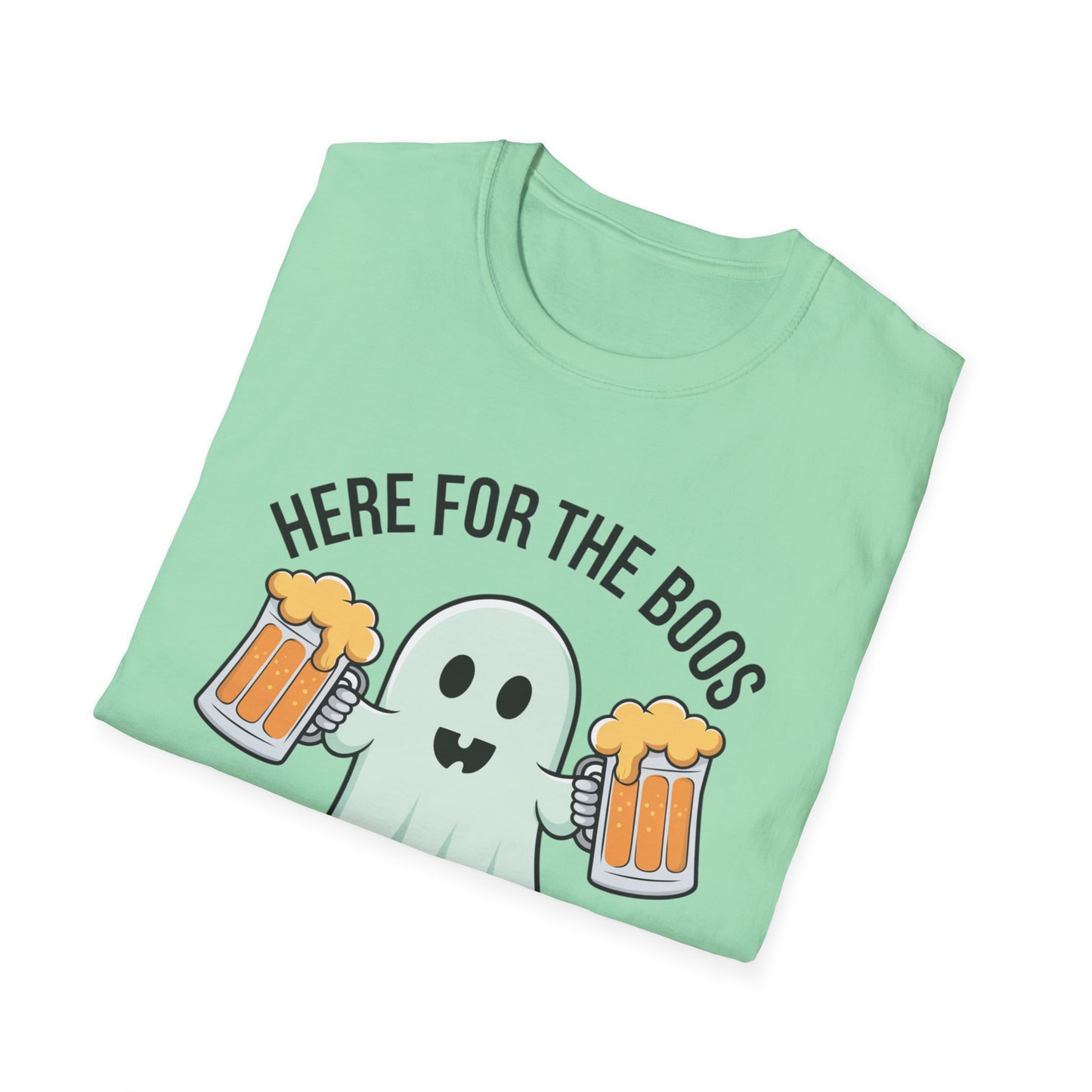 Ghostly Humor Unisex T-Shirt - Perfect for Halloween, Casual Outings, and Party Vibes, Fun Apparel, Spooky Season Tee, Gift for Friends