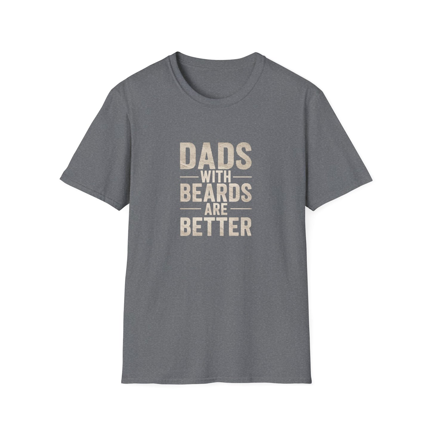 Dads with Beards Unisex Softstyle T-Shirt - Perfect Gift for Father's Day