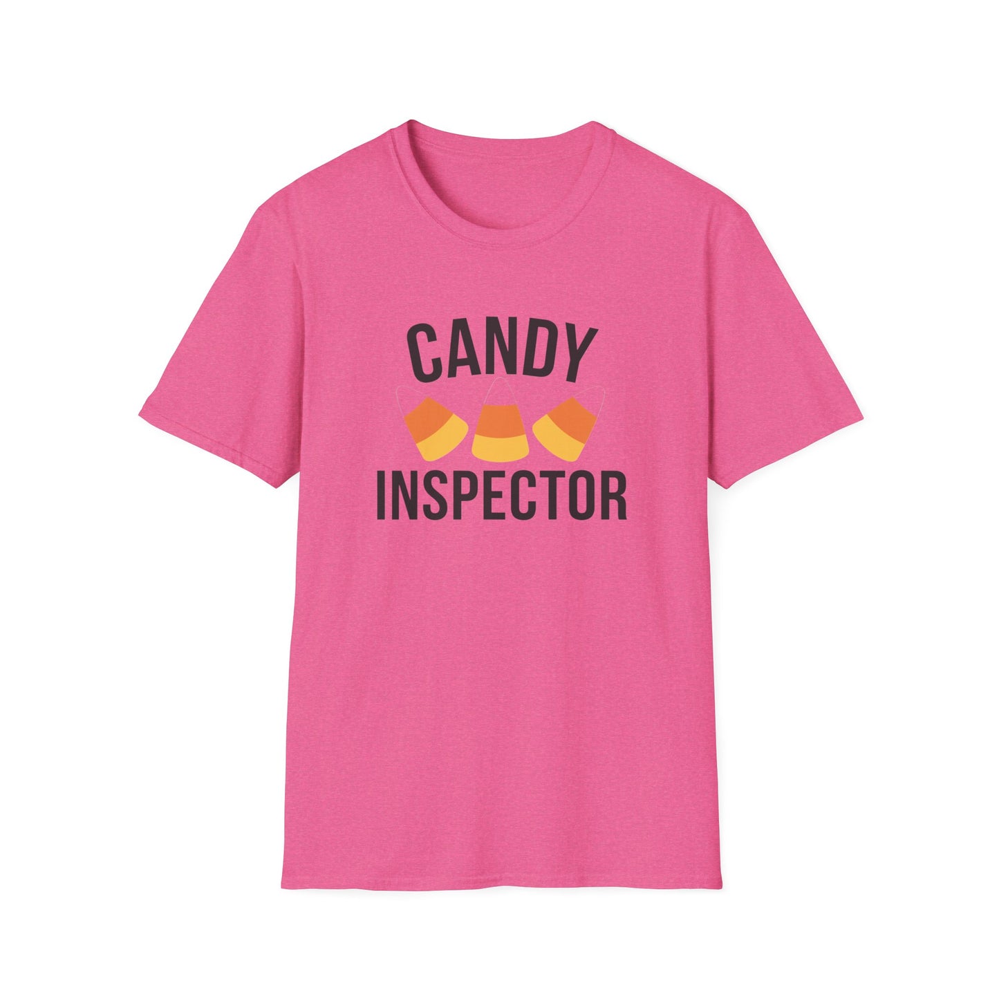 Fun Candy Inspector T-Shirt for Halloween, Unisex Graphic Tee, Sweet Tooth Apparel, Perfect for Fall Celebrations, Trick or Treat