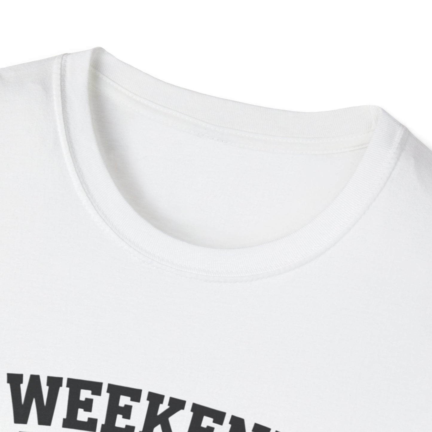 Weekend Forecast Golf Drinking T-Shirt | Unisex Softstyle Tee for Golf Lovers