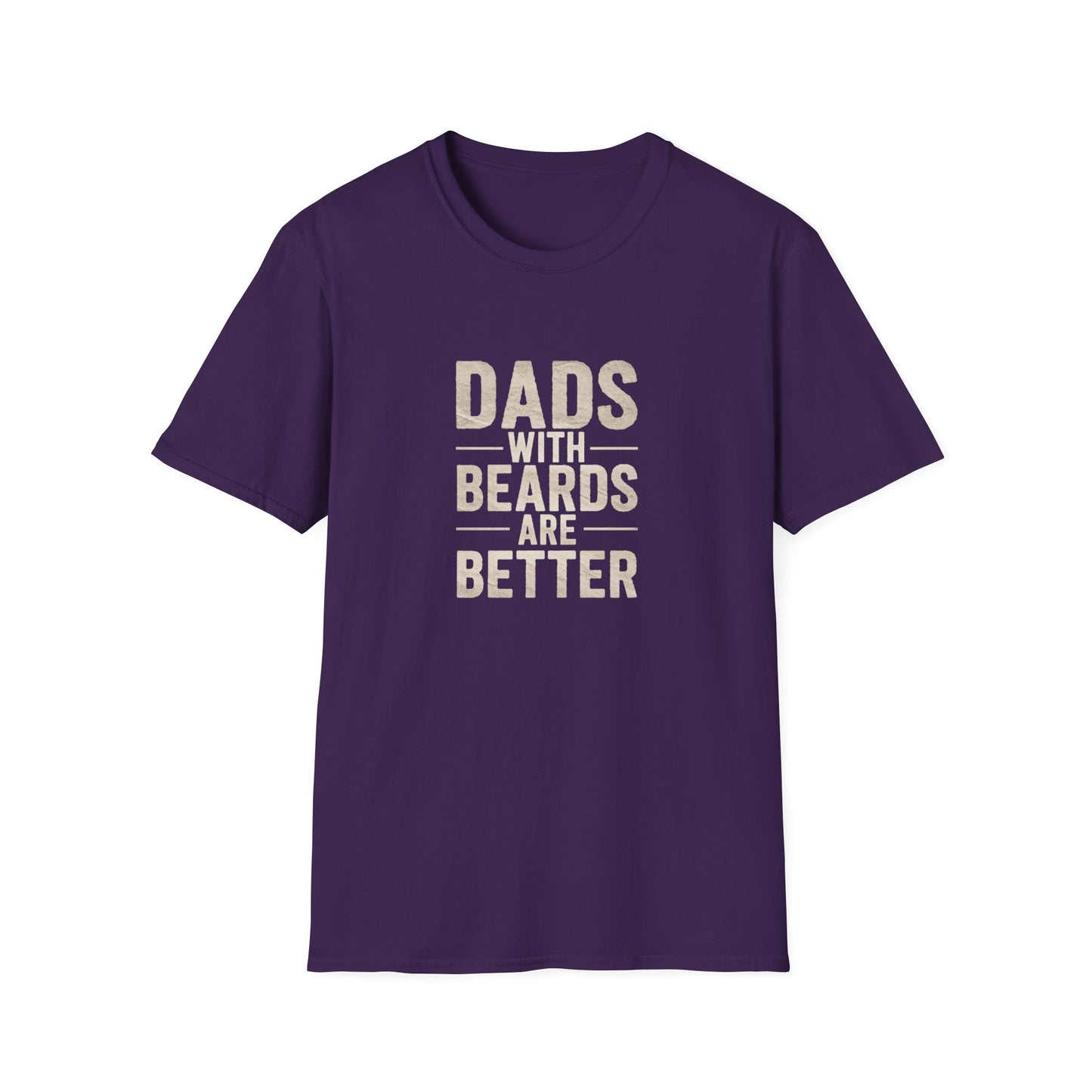 Dads with Beards Unisex Softstyle T-Shirt - Perfect Gift for Father's Day