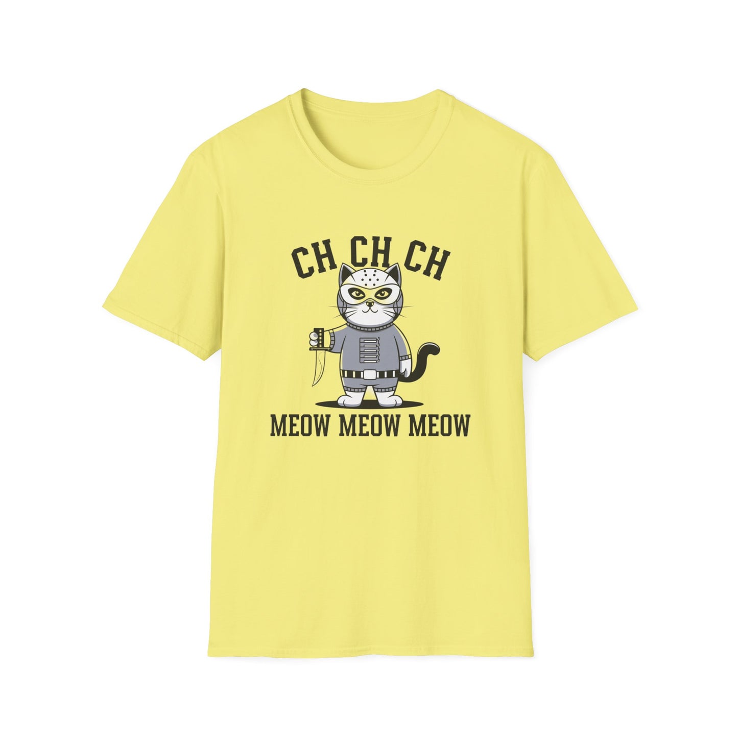 Funny Cat Graphic Tee, Unisex T-Shirt, Cute Cat Lover Gift, Pet Enthusiast Apparel, Meow Meow Meow Shirt
