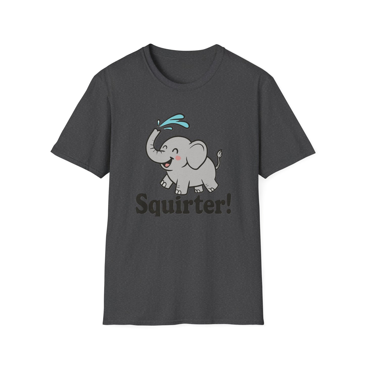 Funny Elephant T-Shirt - Squirter! Tee for Animal Lovers, Gift for Kids, Birthday Party Shirt, Unisex Graphic Tee