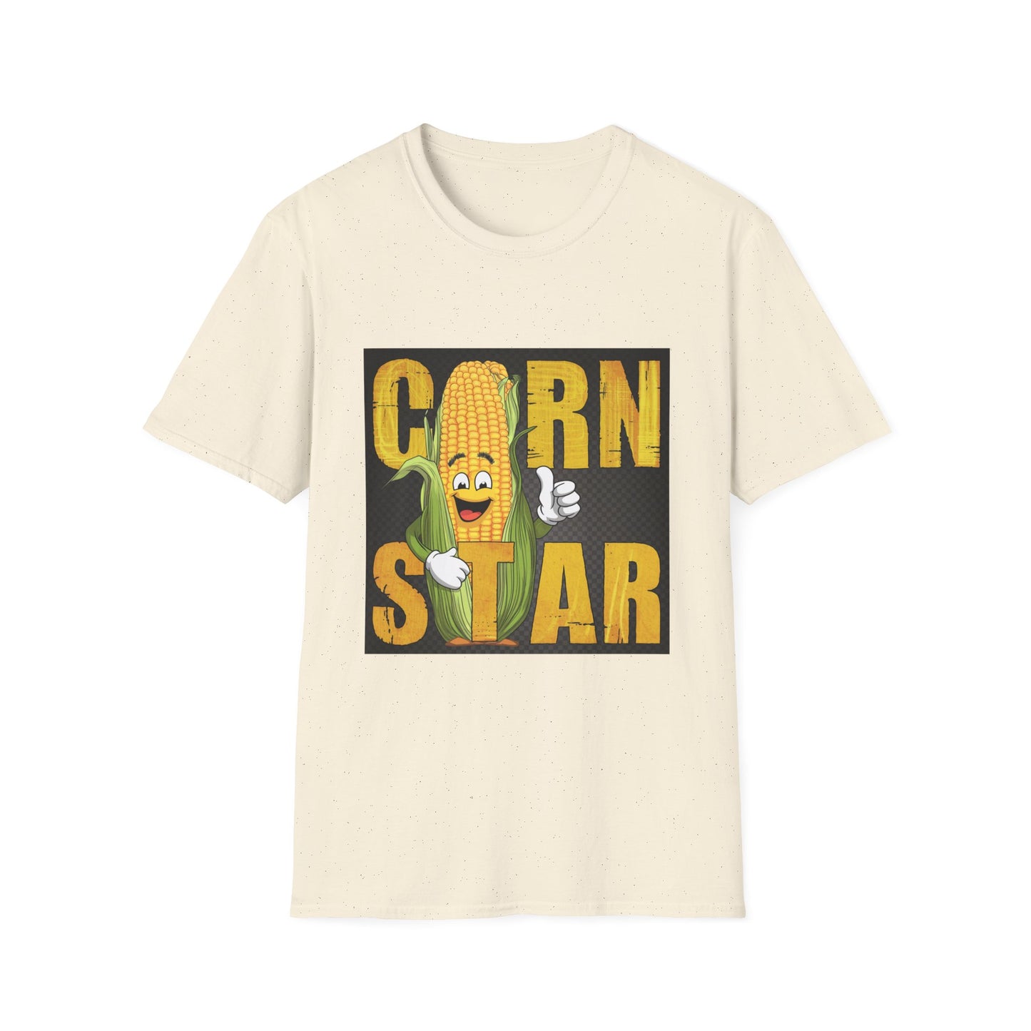 Corn Star Unisex Softstyle T-Shirt - Fun and Quirky Tee for Corn Lovers