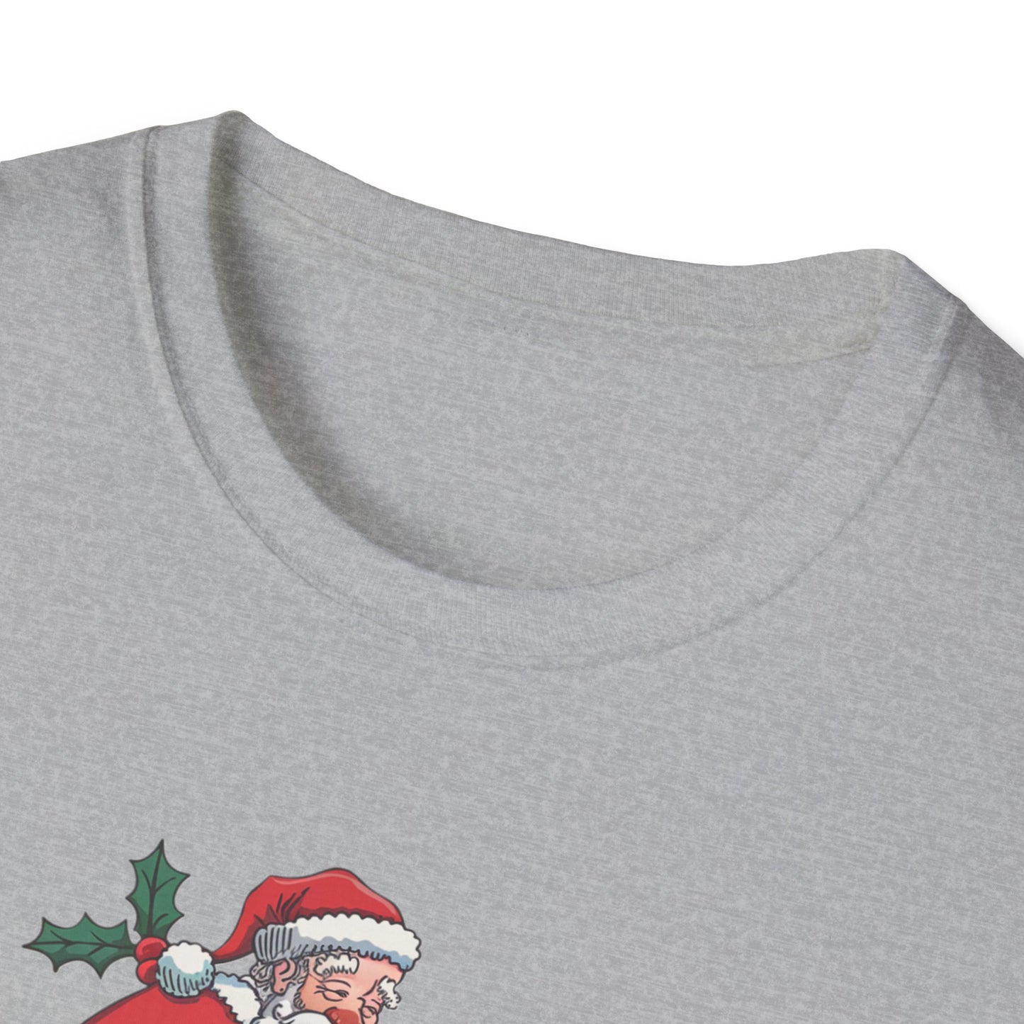 Funny Christmas T-Shirt, Santa Humor Tee, Holiday Gift, Unisex Top, Ugly Sweater Replacement, Christmas Party Shirt