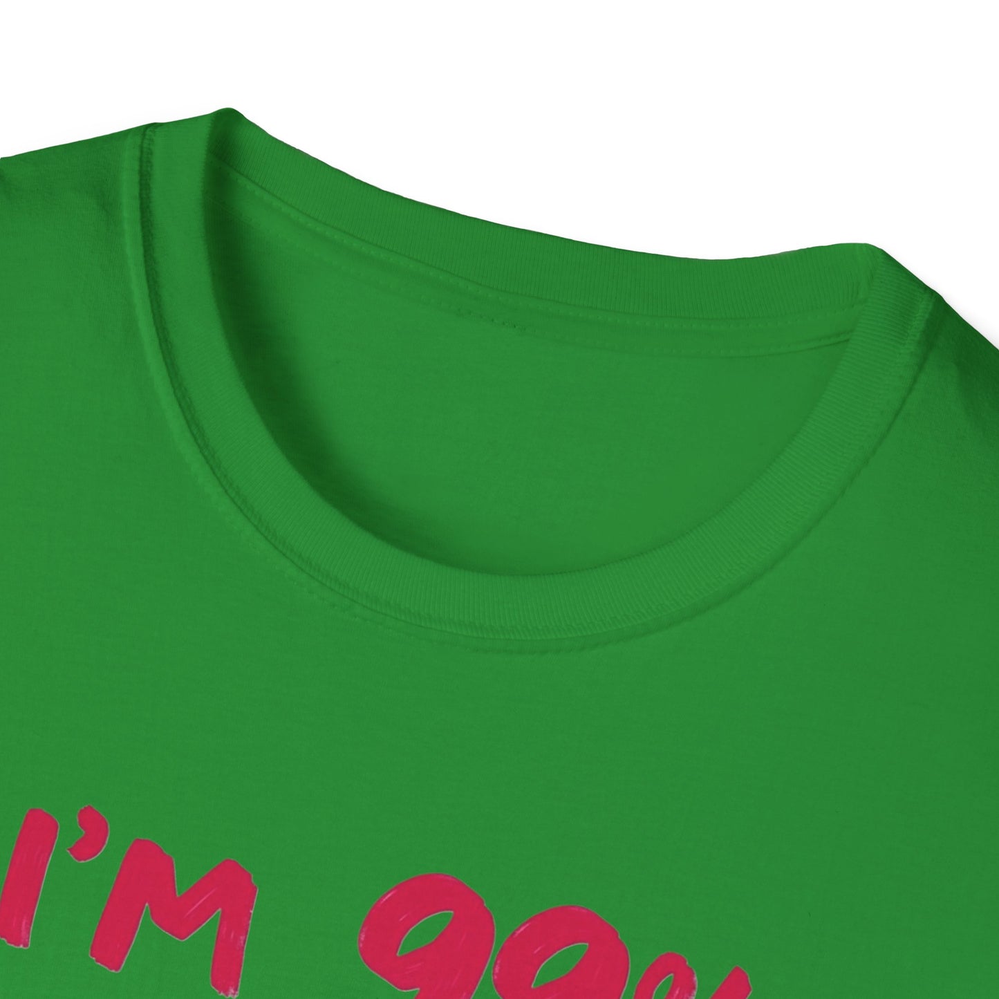 Humorous Graphic Tee, I'm 99% Angel But Ohh That 1%, Funny Gift, Casual Wear, Unique Birthday Shirt, Unisex Softstyle T-Shirt