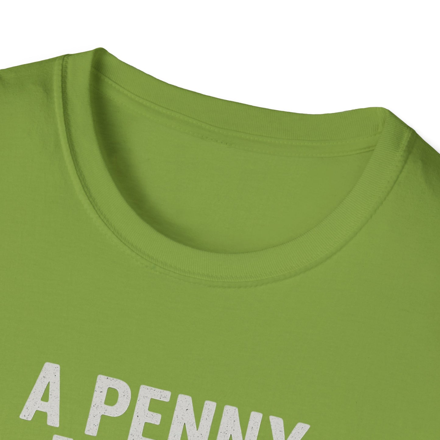 Funny Unisex Softstyle T-Shirt - 'A Penny for Your Thoughts'