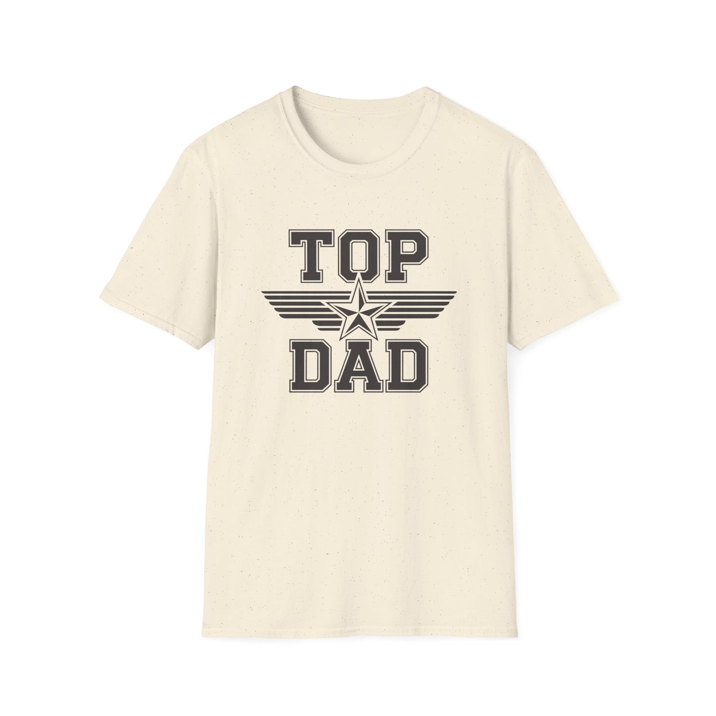 Top Dad Unisex Softstyle T-Shirt, Father's Day Gift, Casual Wear, Dad Shirt, Family Reunion Tee, Gift for Dad