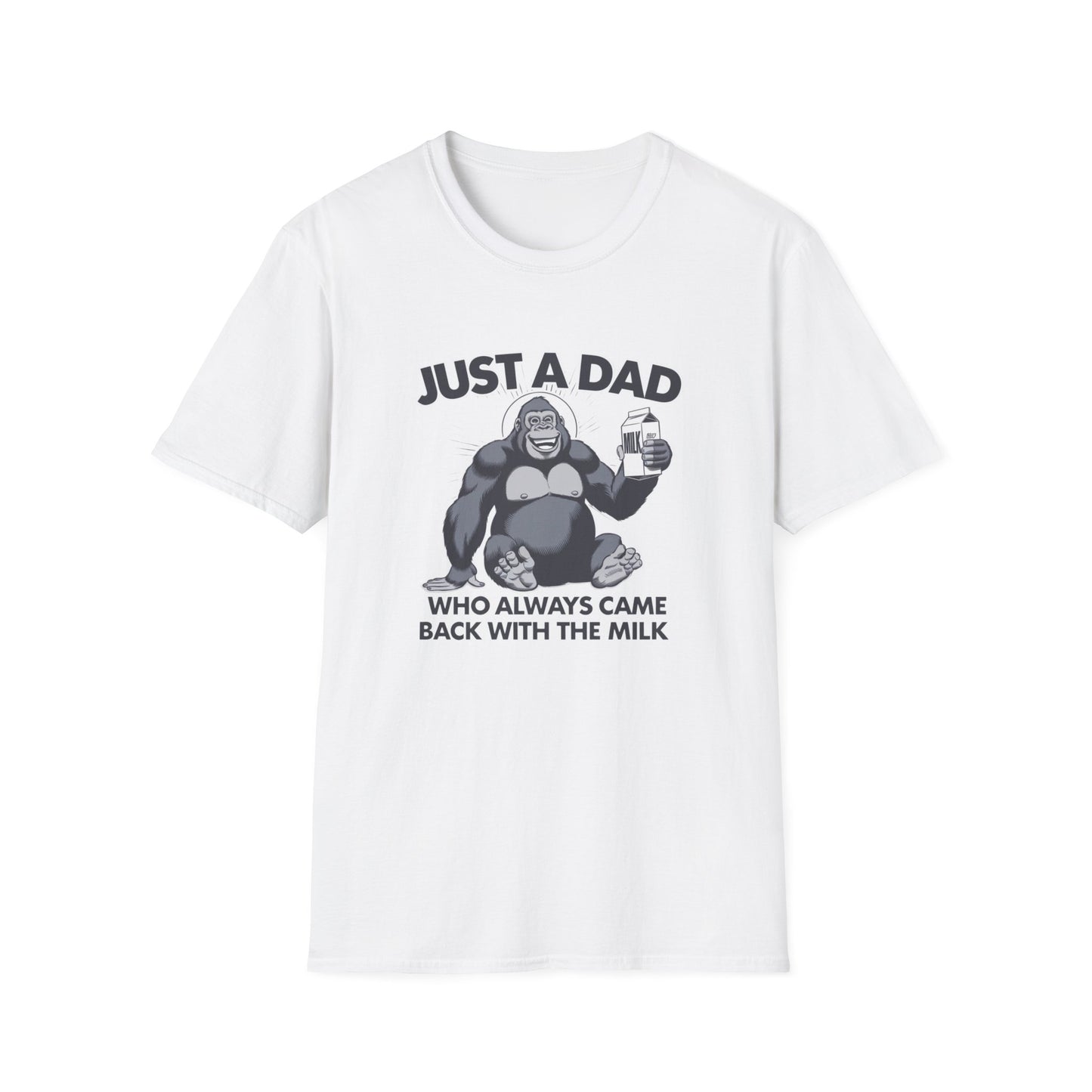 Just a Dad Unisex Softstyle T-Shirt - Humorous Father's Day Gift, Comfortable Casual Wear