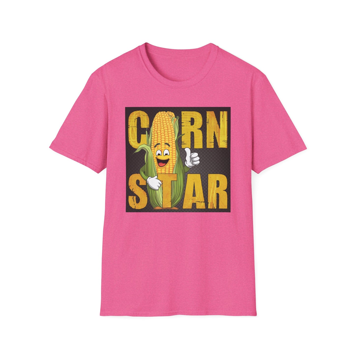 Corn Star Unisex Softstyle T-Shirt - Fun and Quirky Tee for Corn Lovers