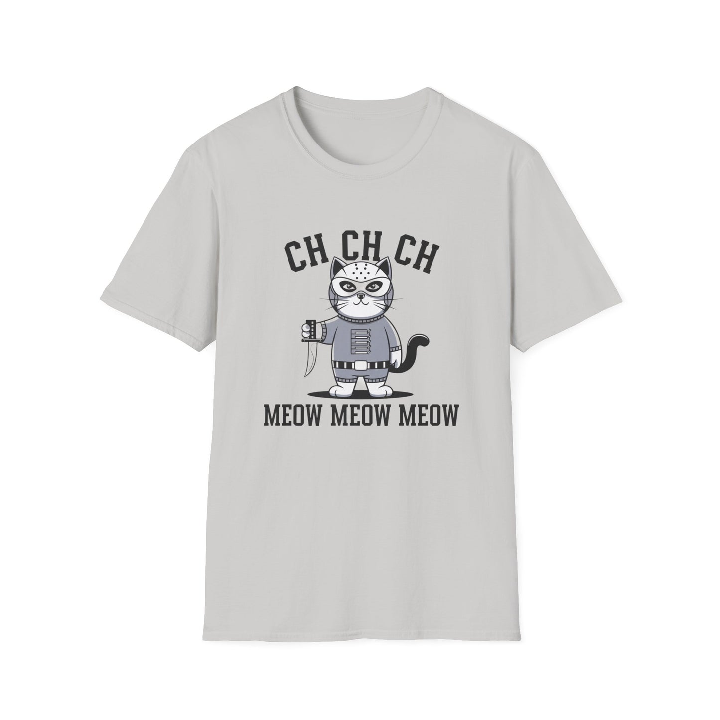 Funny Cat Graphic Tee, Unisex T-Shirt, Cute Cat Lover Gift, Pet Enthusiast Apparel, Meow Meow Meow Shirt