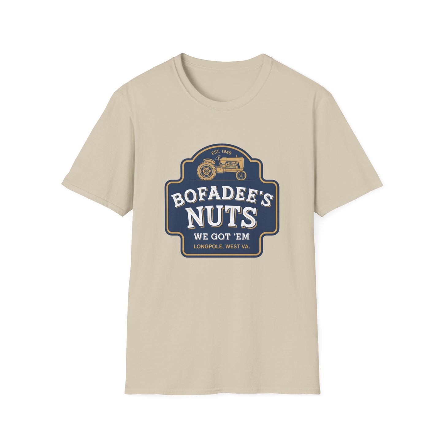 Vintage Bofadee's Nuts Unisex Softstyle T-Shirt - Fun and Casual Tees for All Occasions
