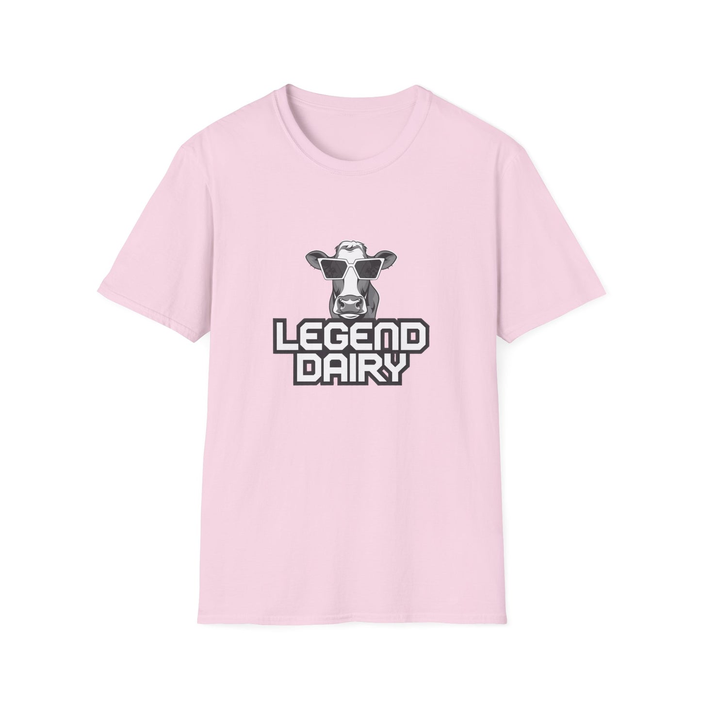 Legend Dairy Unisex Softstyle T-Shirt - Fun Cow Graphic Tee