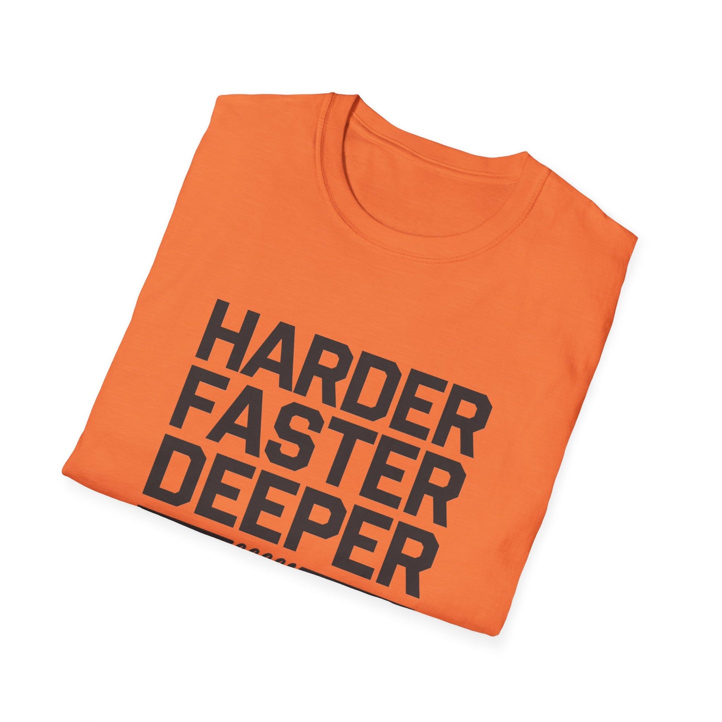 CPR Awareness Unisex Softstyle T-Shirt - Harder Faster Deeper