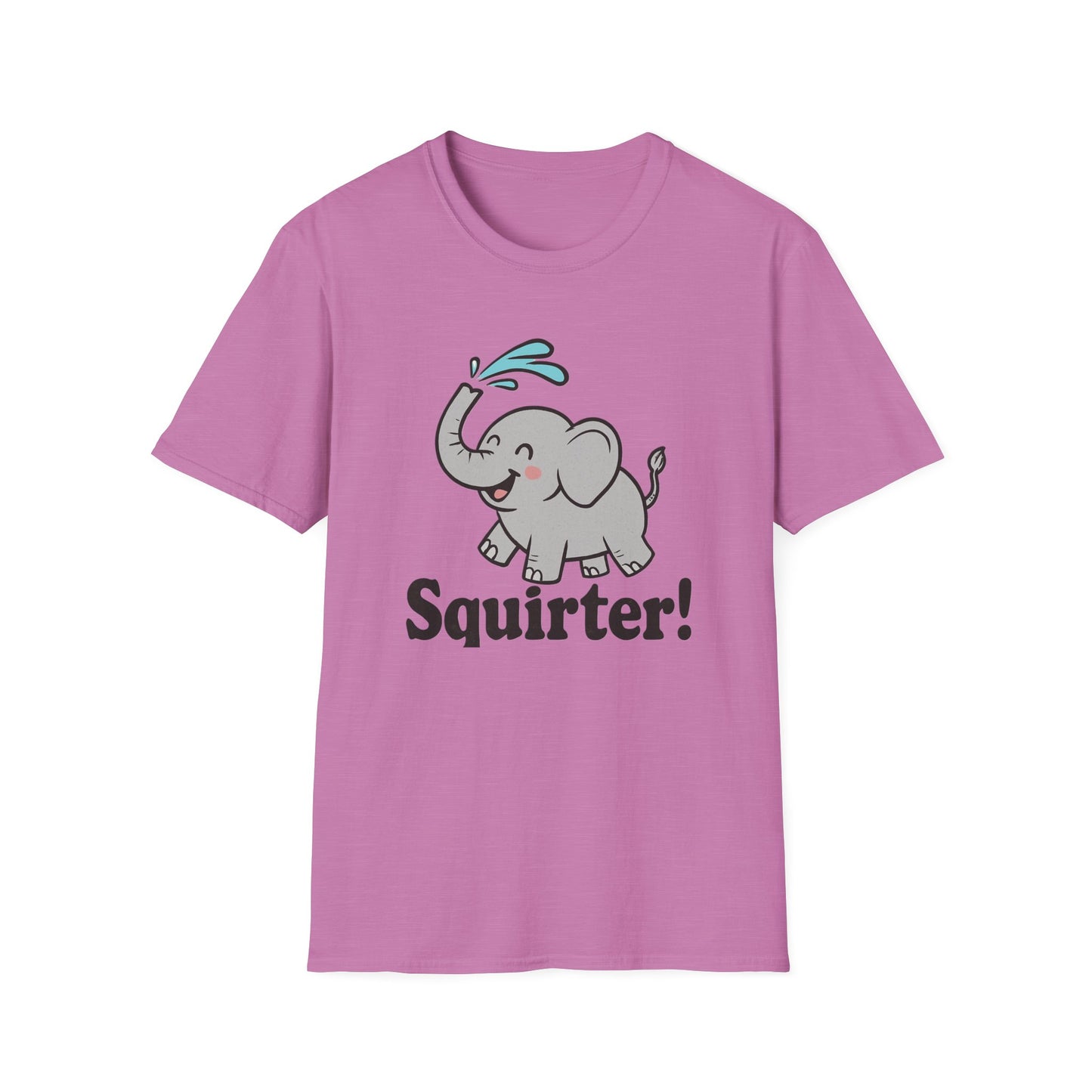 Funny Elephant T-Shirt - Squirter! Tee for Animal Lovers, Gift for Kids, Birthday Party Shirt, Unisex Graphic Tee