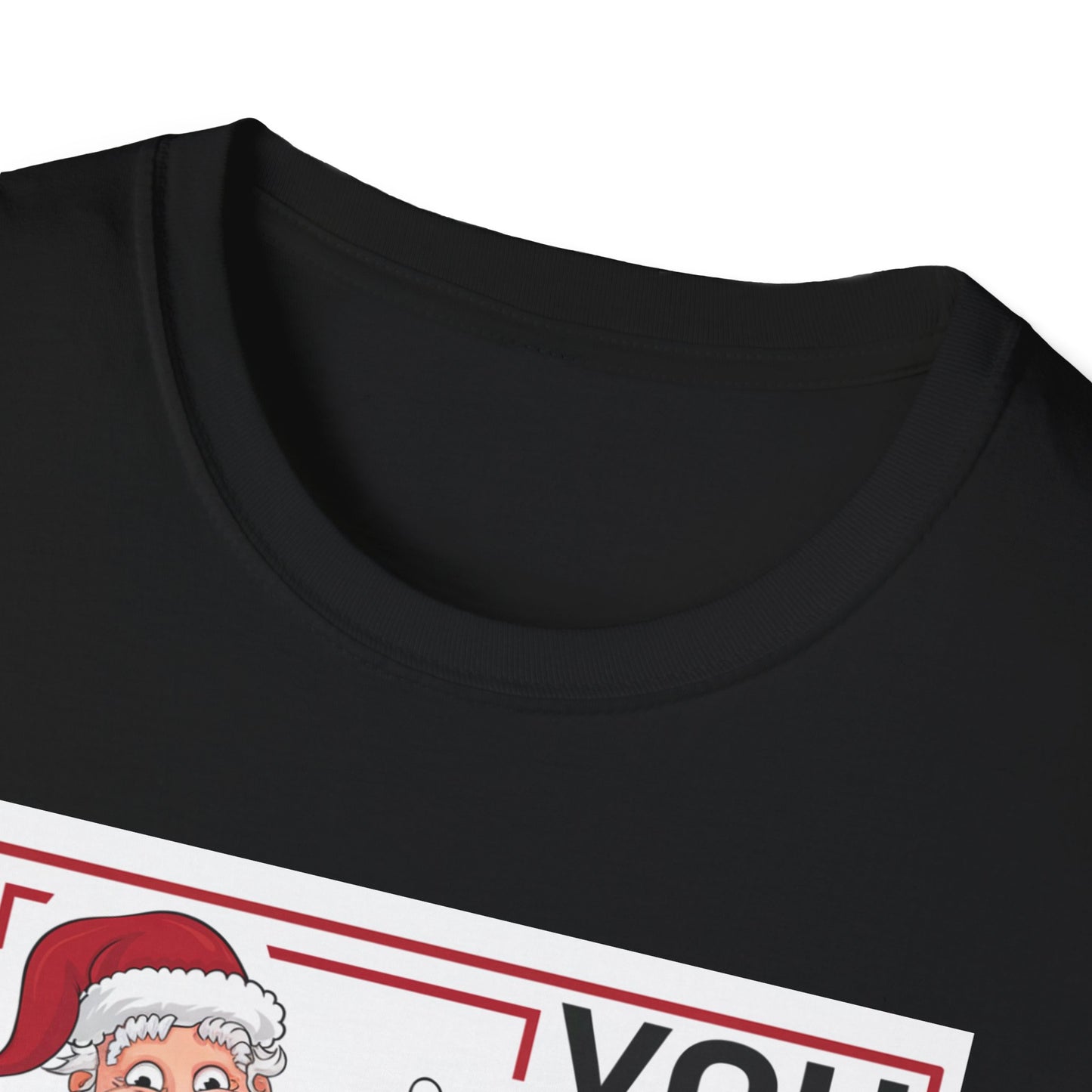 Funny Christmas Unisex T-Shirt, Holiday Gift, Santa Humor Tee, Xmas Party Shirt, Gift for Him/Her, Family Gathering Outfit