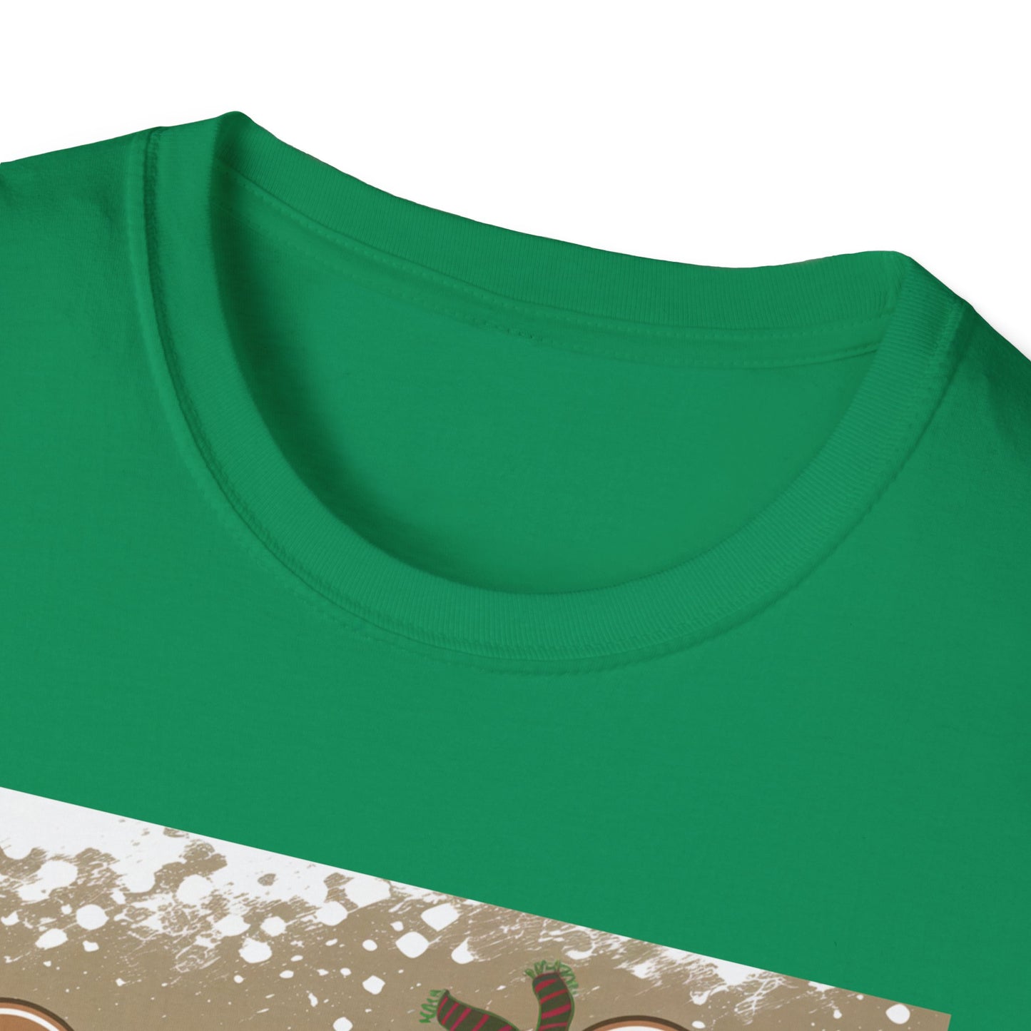 Festive Gingerbread Unisex T-Shirt, Holiday Tee, Christmas Gift, Cozy Shirt, Winter Apparel, Fun Gift Idea