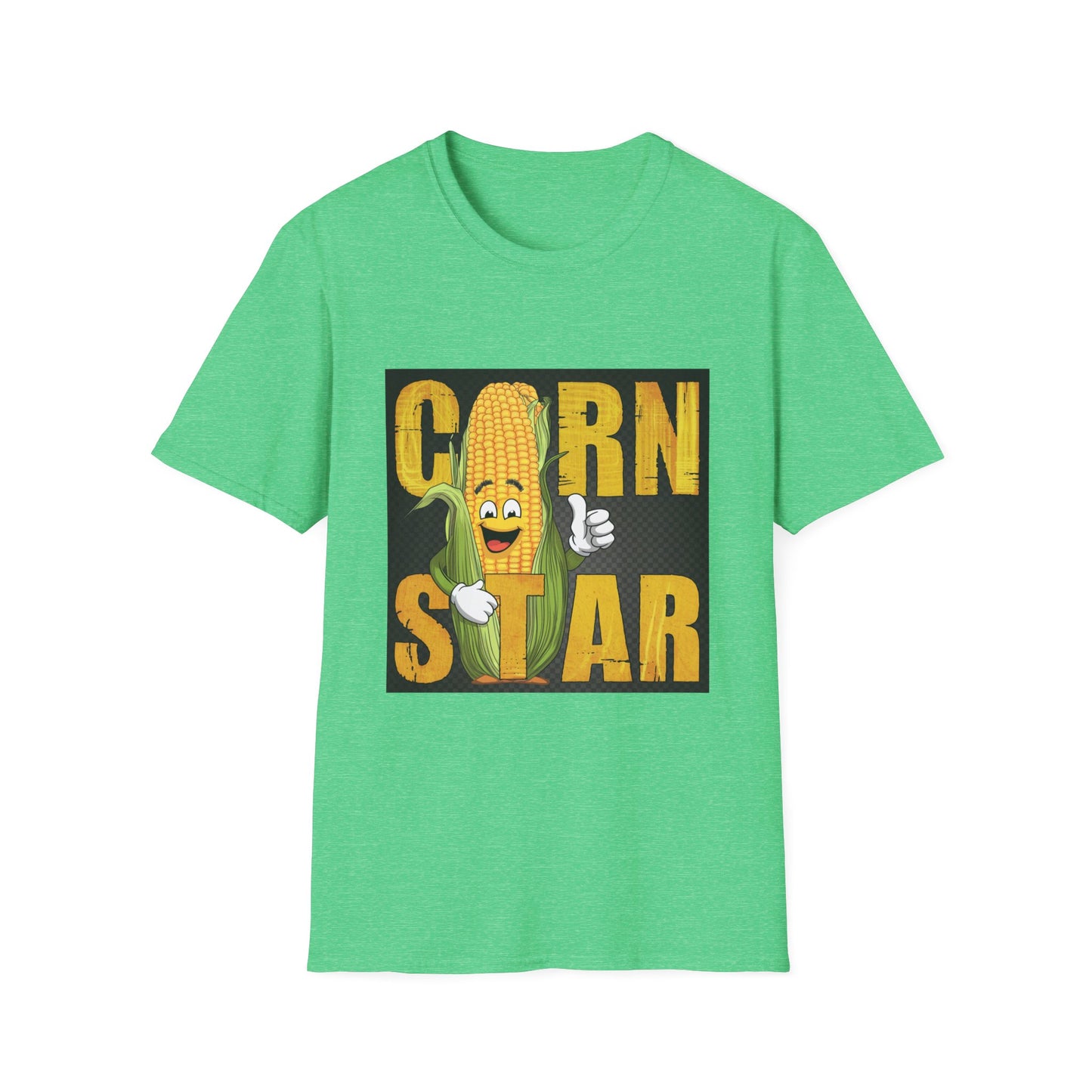 Corn Star Unisex Softstyle T-Shirt - Fun and Quirky Tee for Corn Lovers