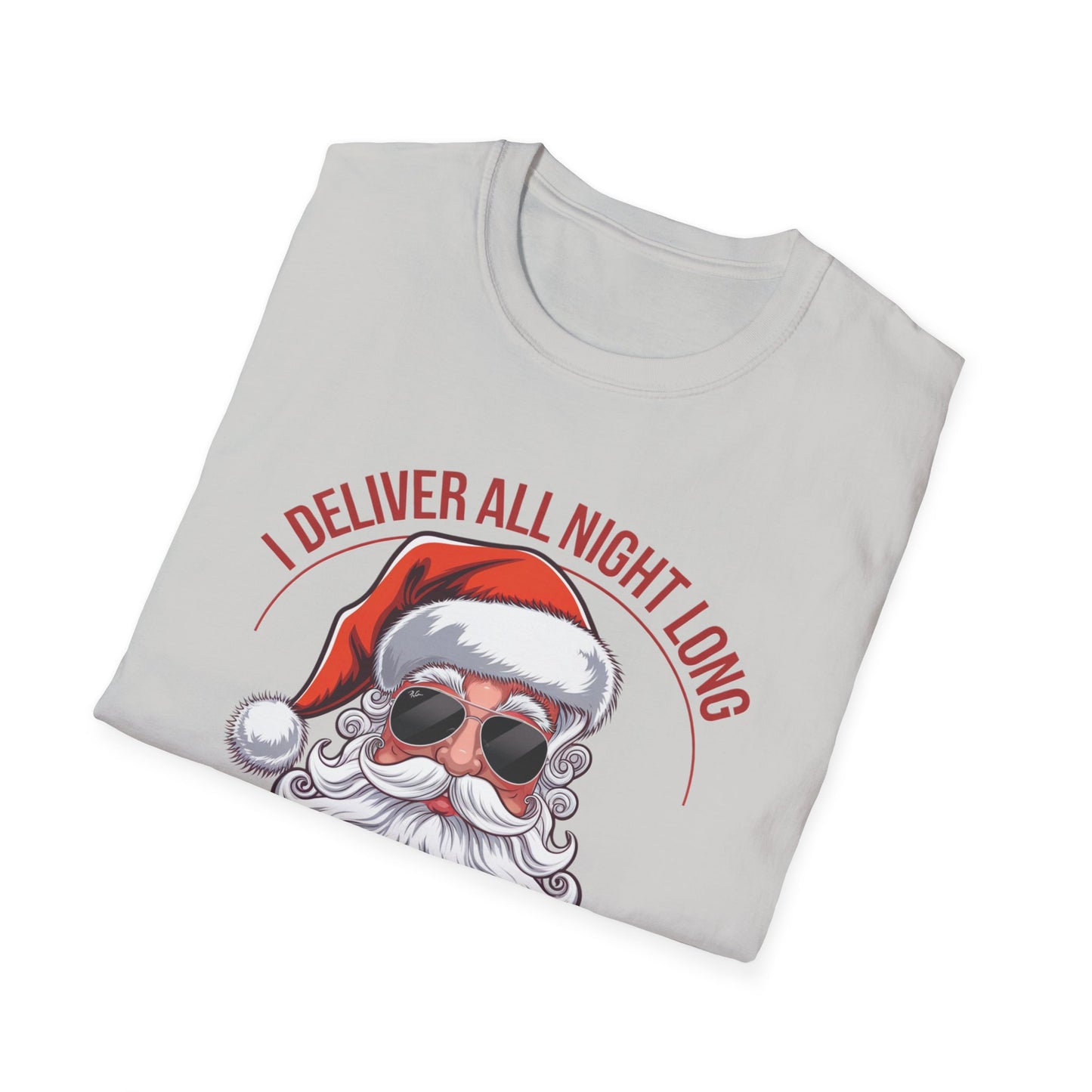 Santa Delivery T-Shirt, Funny Christmas Shirt, Holiday Gift, Relaxed Fit Tee, Unisex Tee for Christmas Lovers