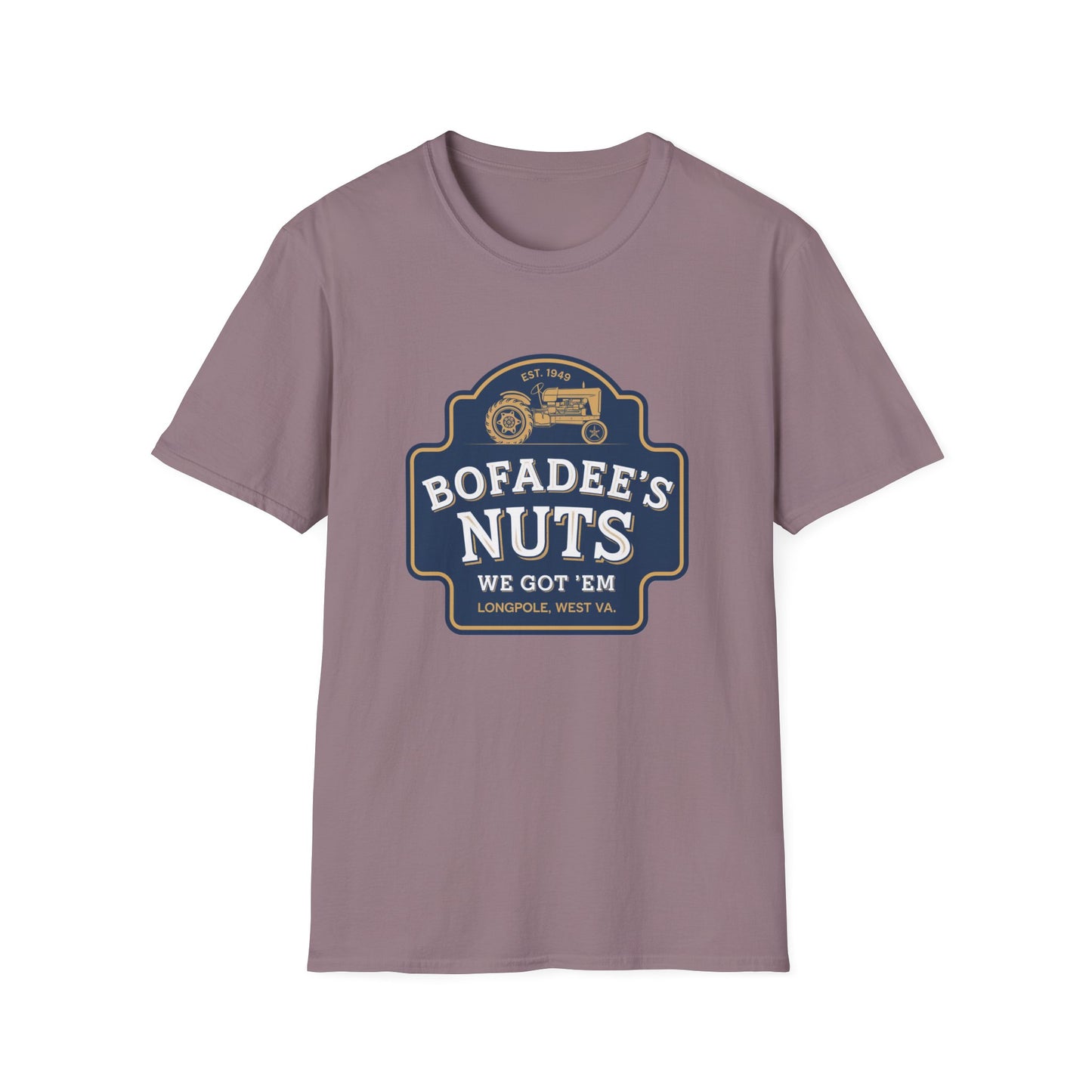 Vintage Bofadee's Nuts Unisex Softstyle T-Shirt - Fun and Casual Tees for All Occasions