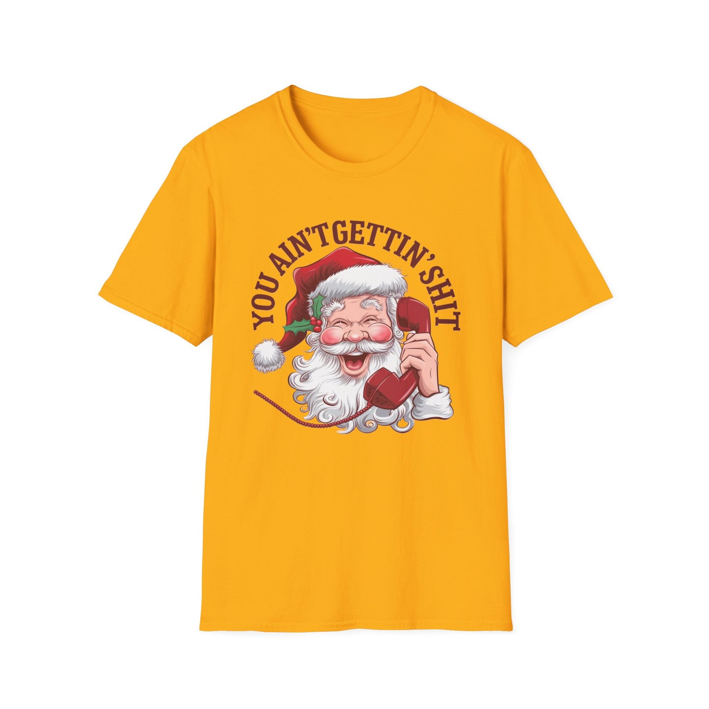 Funny Christmas T-Shirt, Holiday Gift, Santa Humor Tee, Unisex Graphic Shirt, Xmas Party Outfit, Unique Gift Idea