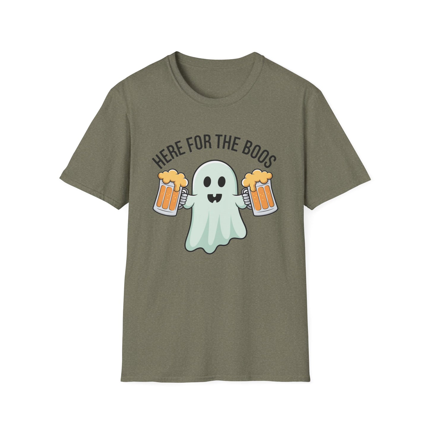 Ghostly Humor Unisex T-Shirt - Perfect for Halloween, Casual Outings, and Party Vibes, Fun Apparel, Spooky Season Tee, Gift for Friends