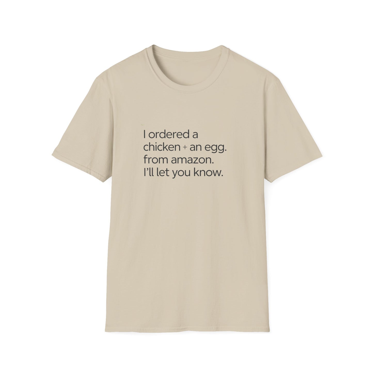 Funny Chicken & Egg Unisex Softstyle T-Shirt - Perfect Gift for Food Lovers