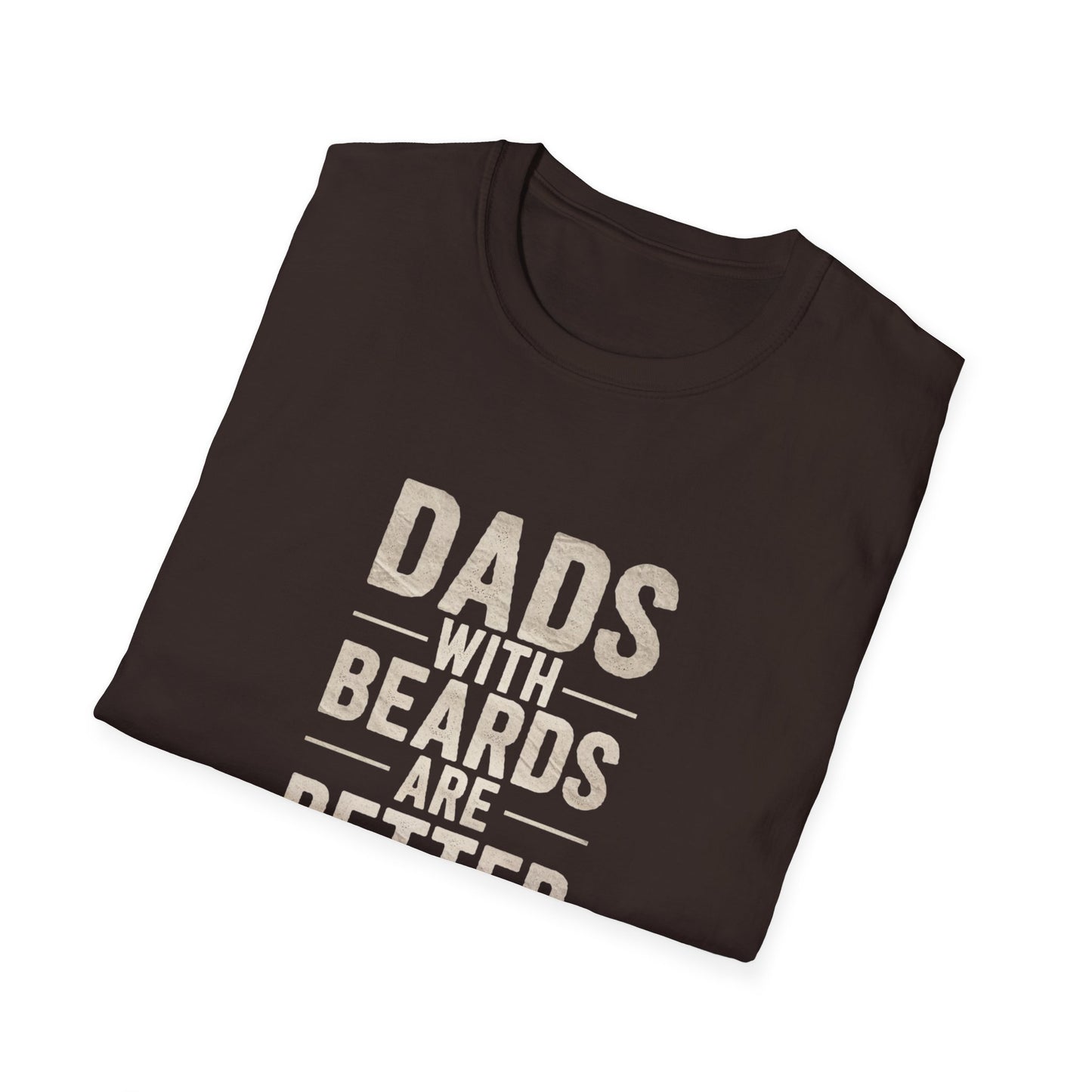 Dads with Beards Unisex Softstyle T-Shirt - Perfect Gift for Father's Day