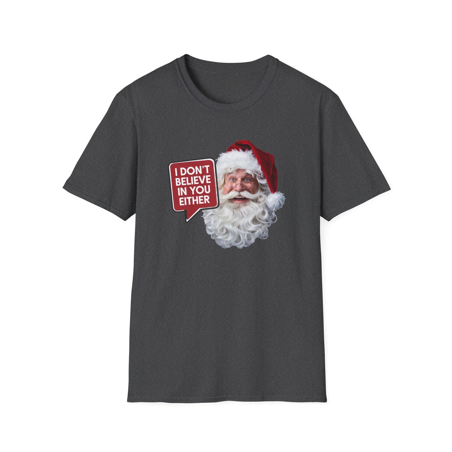 Funny Santa Holiday T-Shirt, Christmas Gift for Adults, Unisex Tee, Humor Shirt, Festive Wear, Winter Apparel