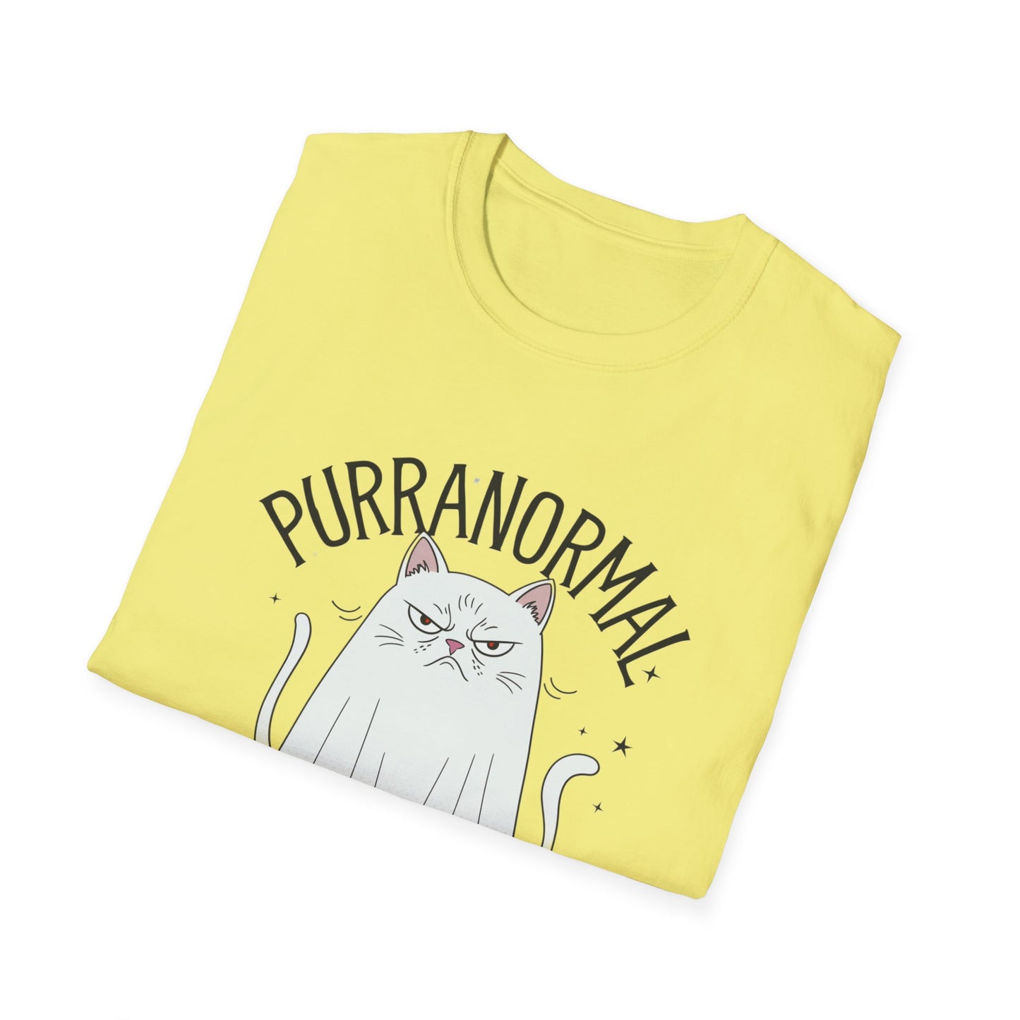 Funny Cat Tee - Purranormal Cativity T-Shirt for Cat Lovers, Gift for Pet Owners, Halloween Tee, Cozy Unisex Shirt, Cat Lover Apparel