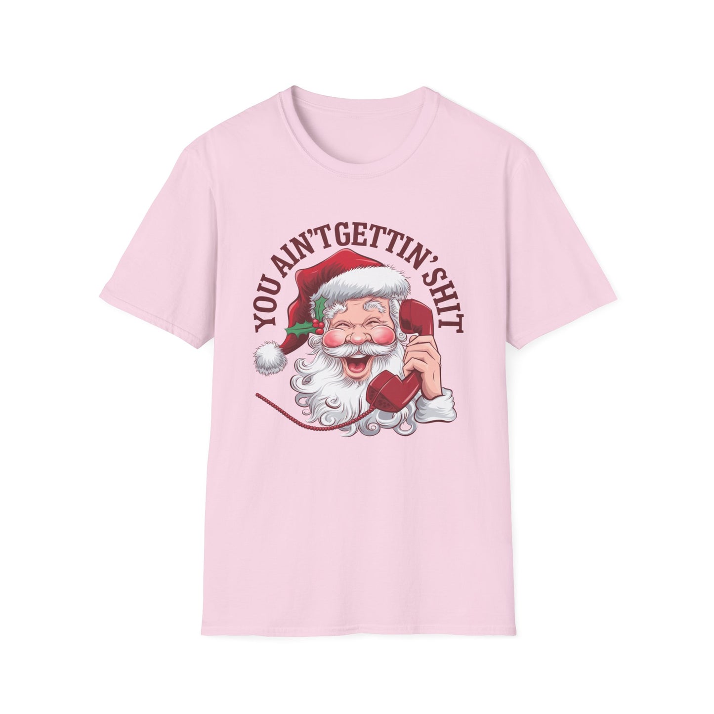 Funny Christmas T-Shirt, Holiday Gift, Santa Humor Tee, Unisex Graphic Shirt, Xmas Party Outfit, Unique Gift Idea