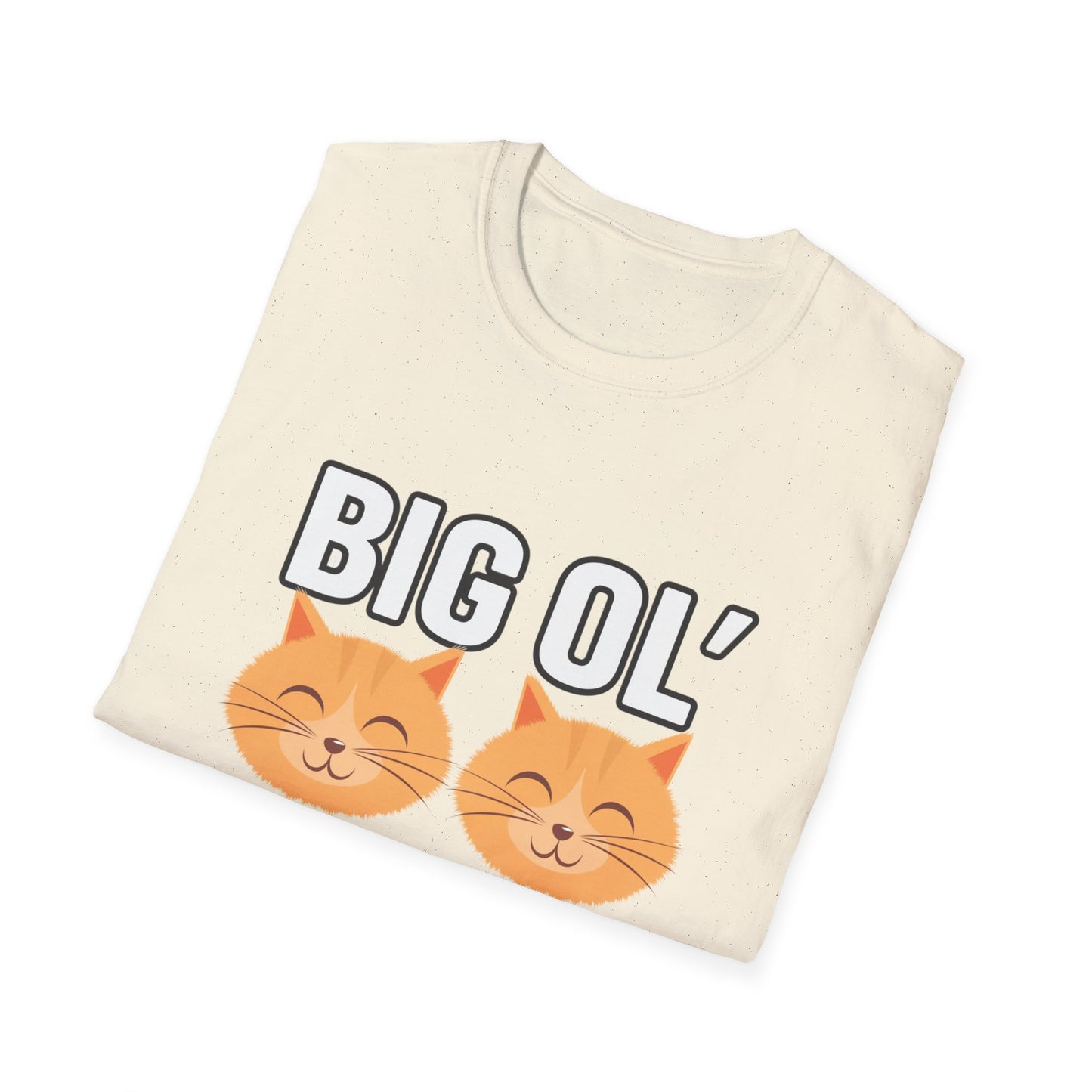 Big Ol' Kitties Unisex T-Shirt – Cute Cat Lover Tee for Everyday Wear