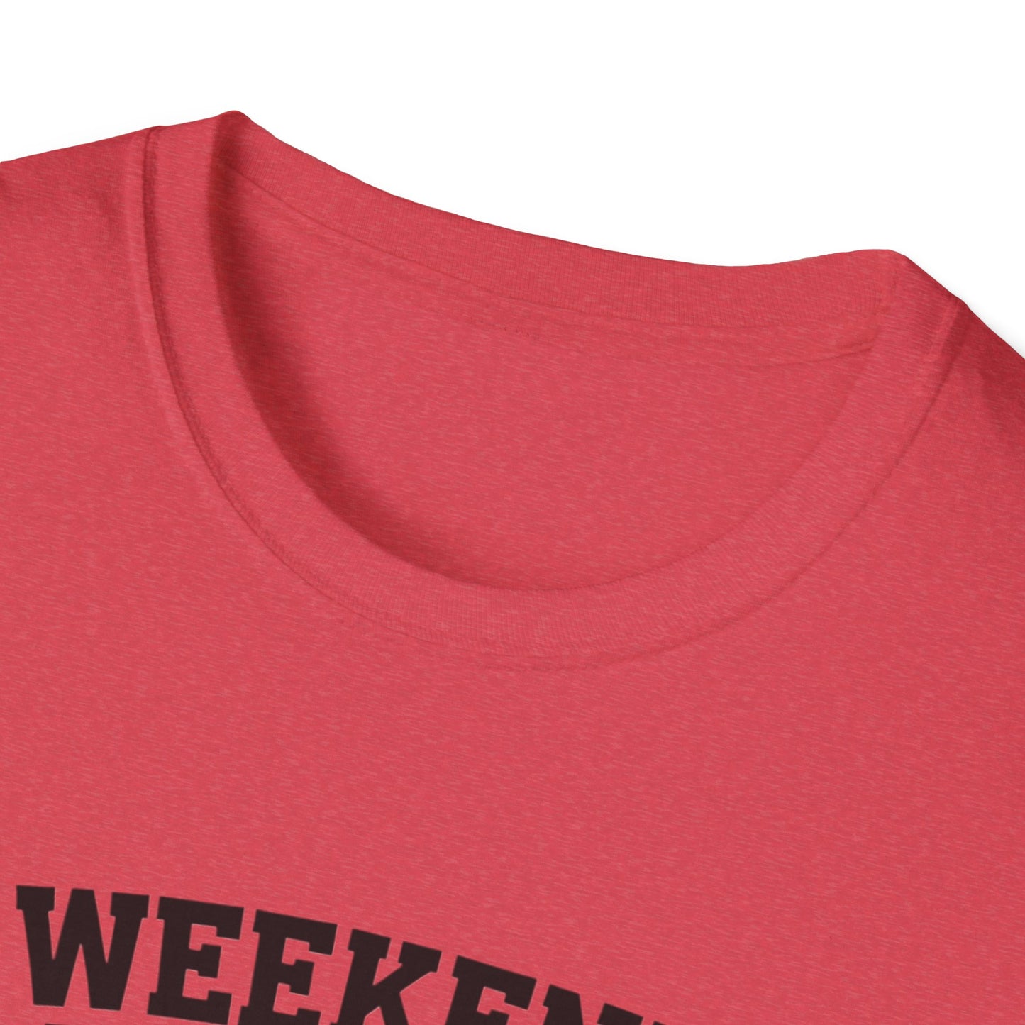 Weekend Forecast Golf Drinking T-Shirt | Unisex Softstyle Tee for Golf Lovers