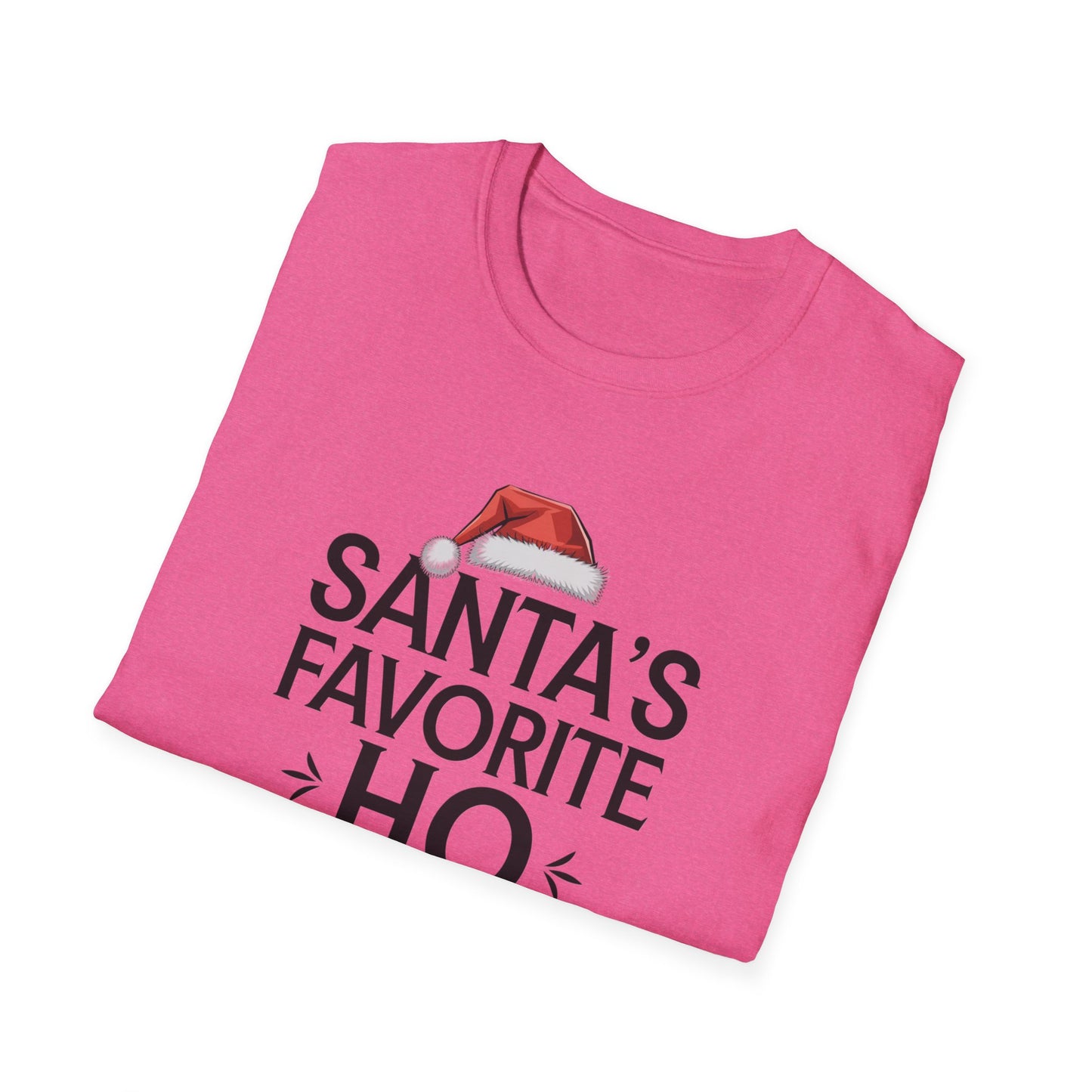 Santa's Favorite Ho Unisex T-Shirt, Funny Christmas Shirt, Holiday Gift, Jolly Tee, Christmas Party Wear, Seasonal Humor Top