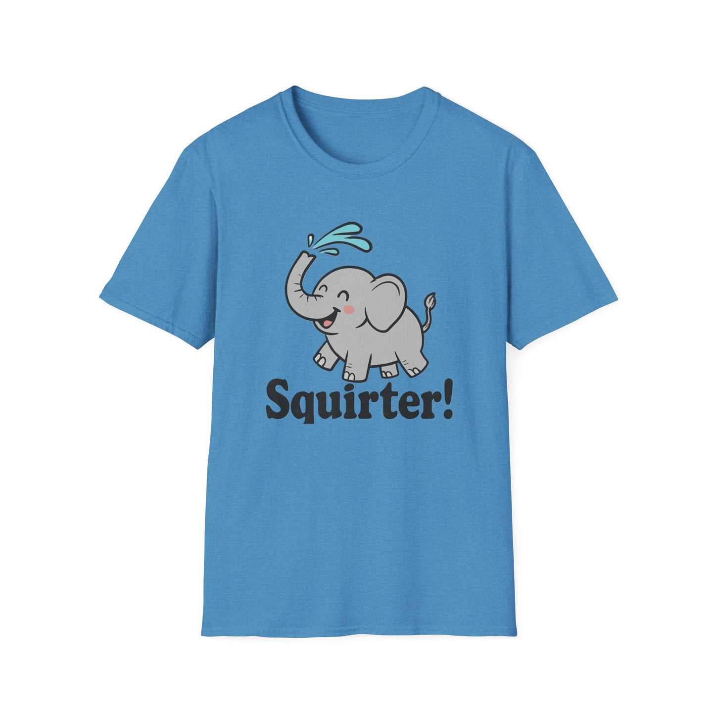 Funny Elephant T-Shirt - Squirter! Tee for Animal Lovers, Gift for Kids, Birthday Party Shirt, Unisex Graphic Tee